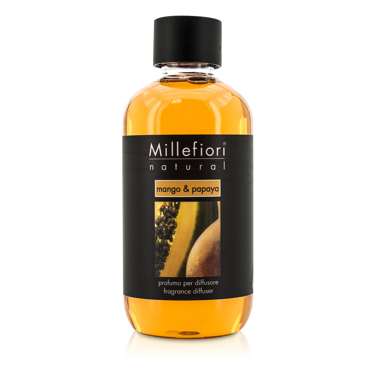 Millefiori Natural Fragrance Diffuser Refill - Mango & Papaya 250ml/8.45oz