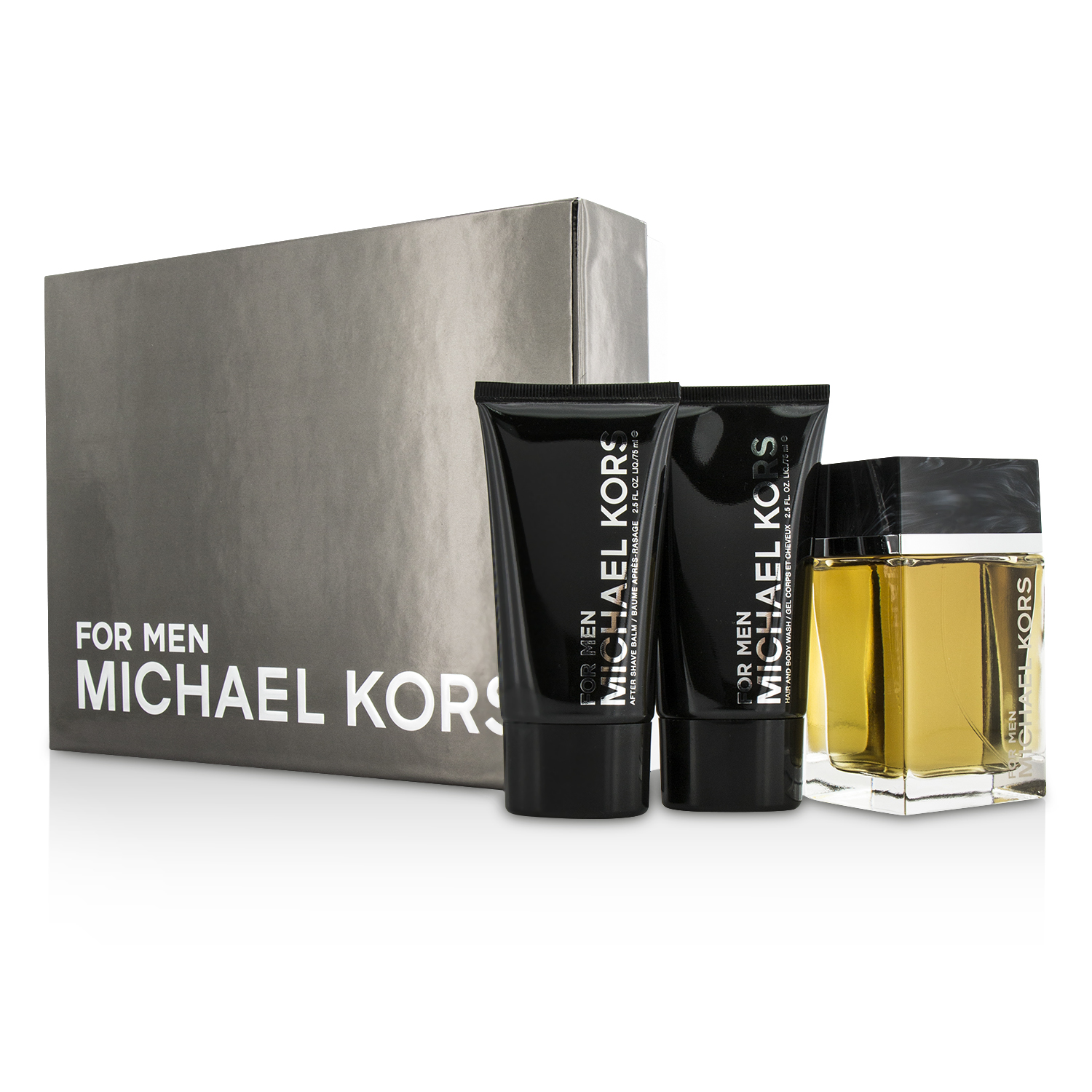 Michael Kors Michael Kors Coffret: Eau De Toilette Spray 125ml/4oz + After Shave Balm 75ml/2.5oz + Body Wash 75ml/2.5oz 3pcs