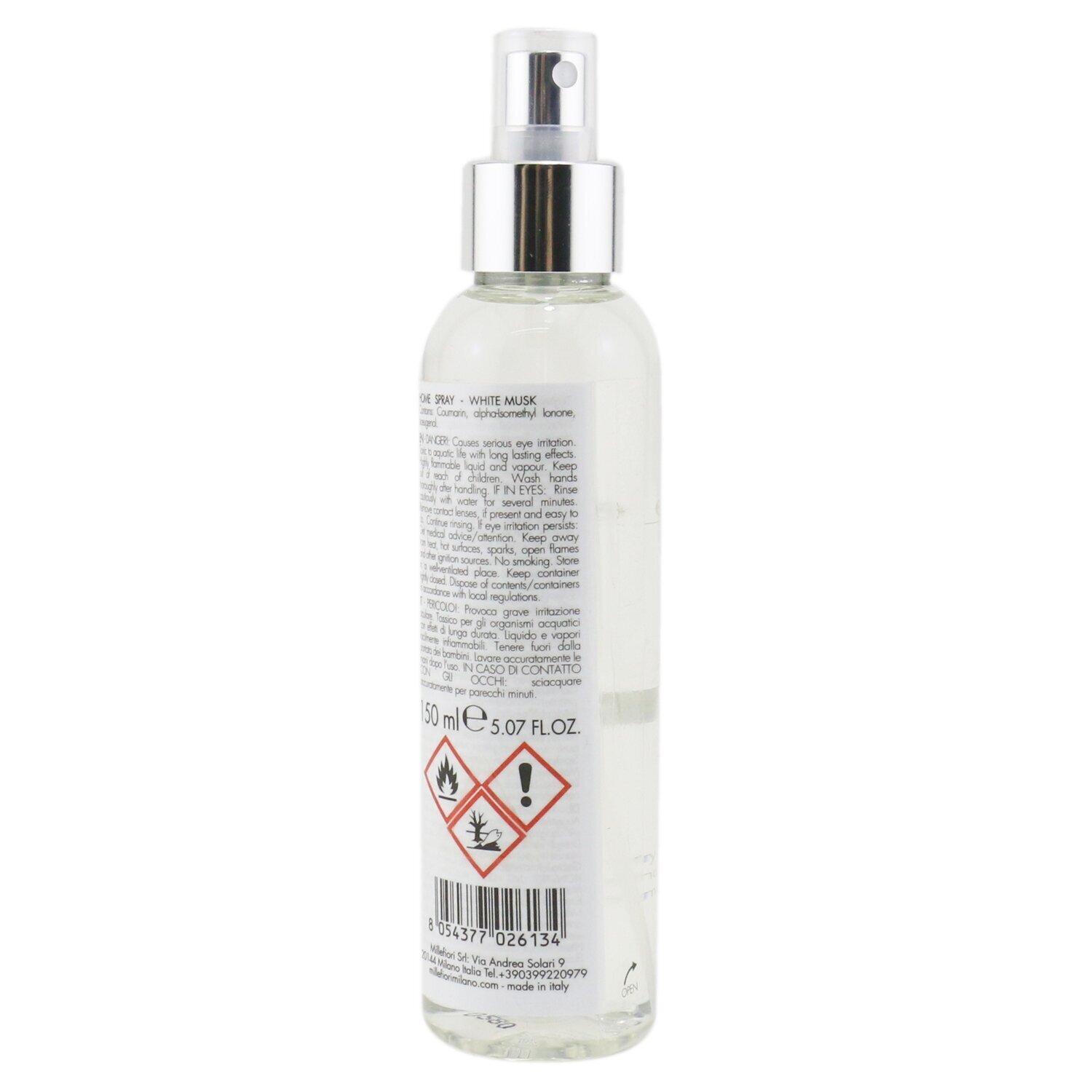 Millefiori Natural Scented Home Spray - White Musk 150ml/5oz