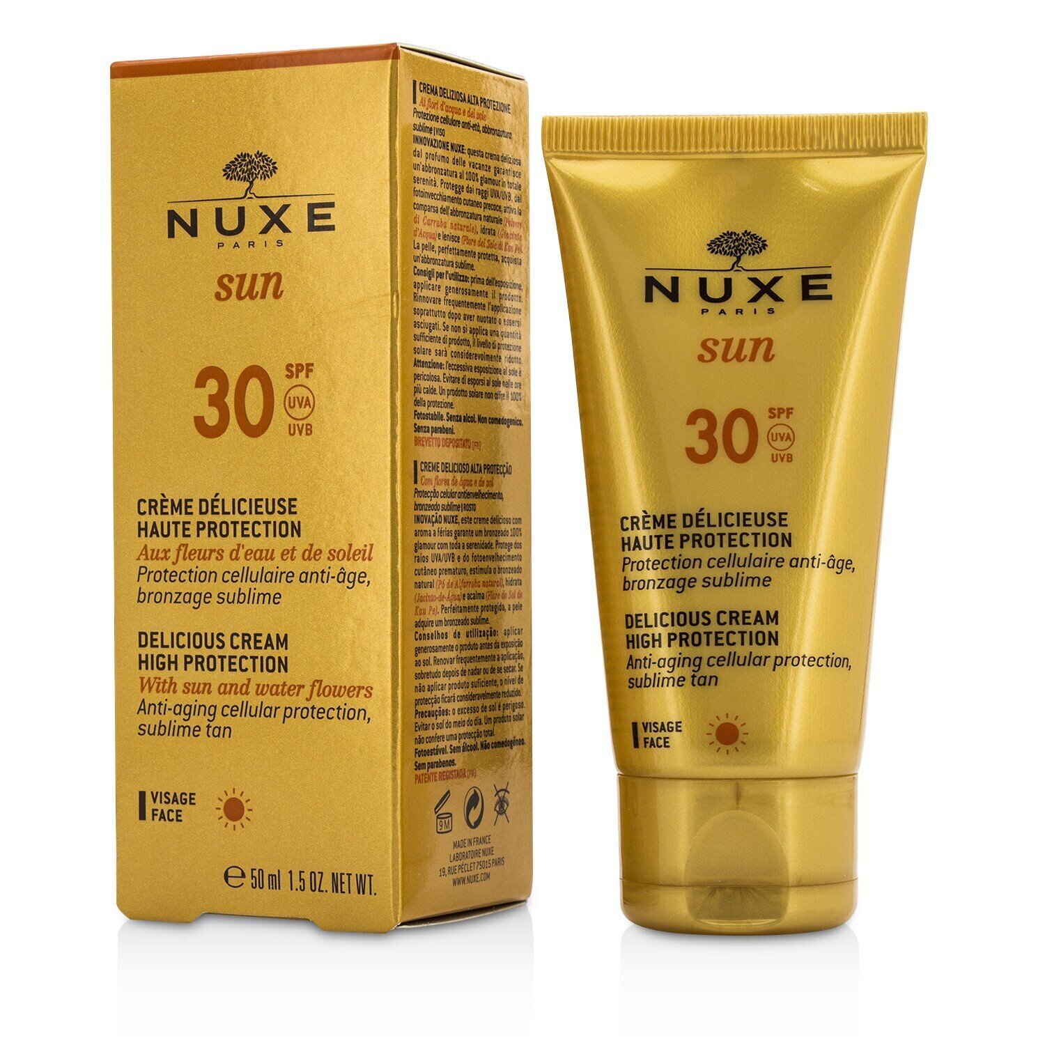 Nuxe Nuxe Sun Delicious Cream High Protection For Face SPF 30 50ml/1.5oz