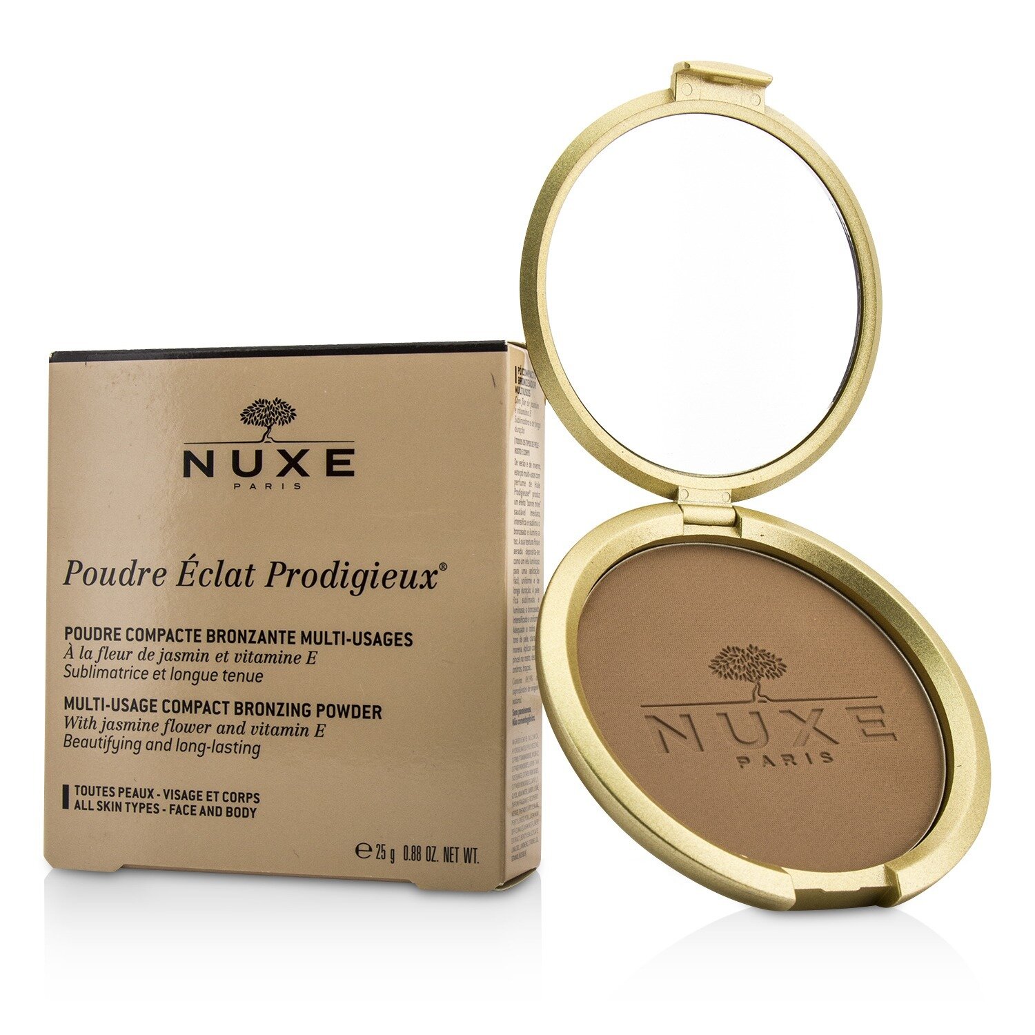 欧树 Nuxe 多效古铜粉Poudre Eclat Prodigieux Multi Usage 25g/0.88oz