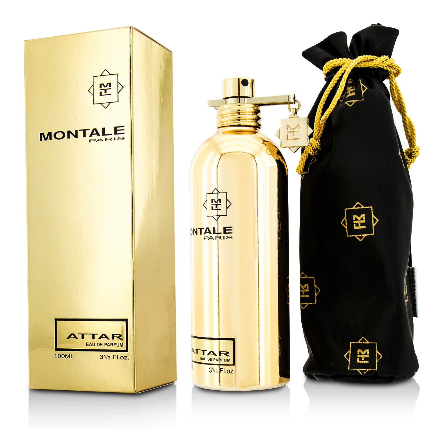 NIB Montale Attar EDP Eau De Parfum 3.3 shops / 3.4 fl oz 100ml New In Box France