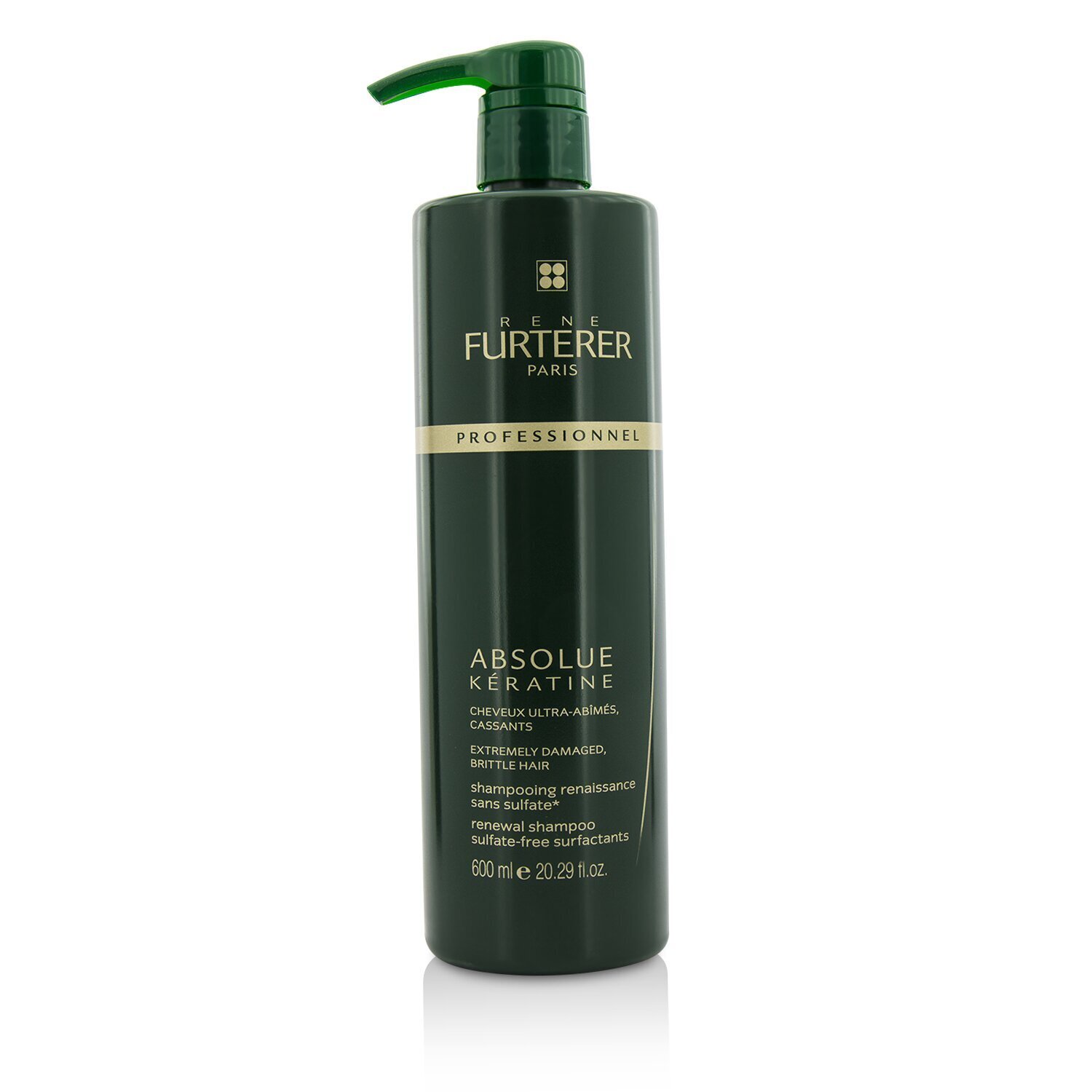 Rene Furterer Absolue Keratine Restoring Ritual Renewal Shampoo (Extremely Damaged, Brittle Hair) 600ml/20.2oz