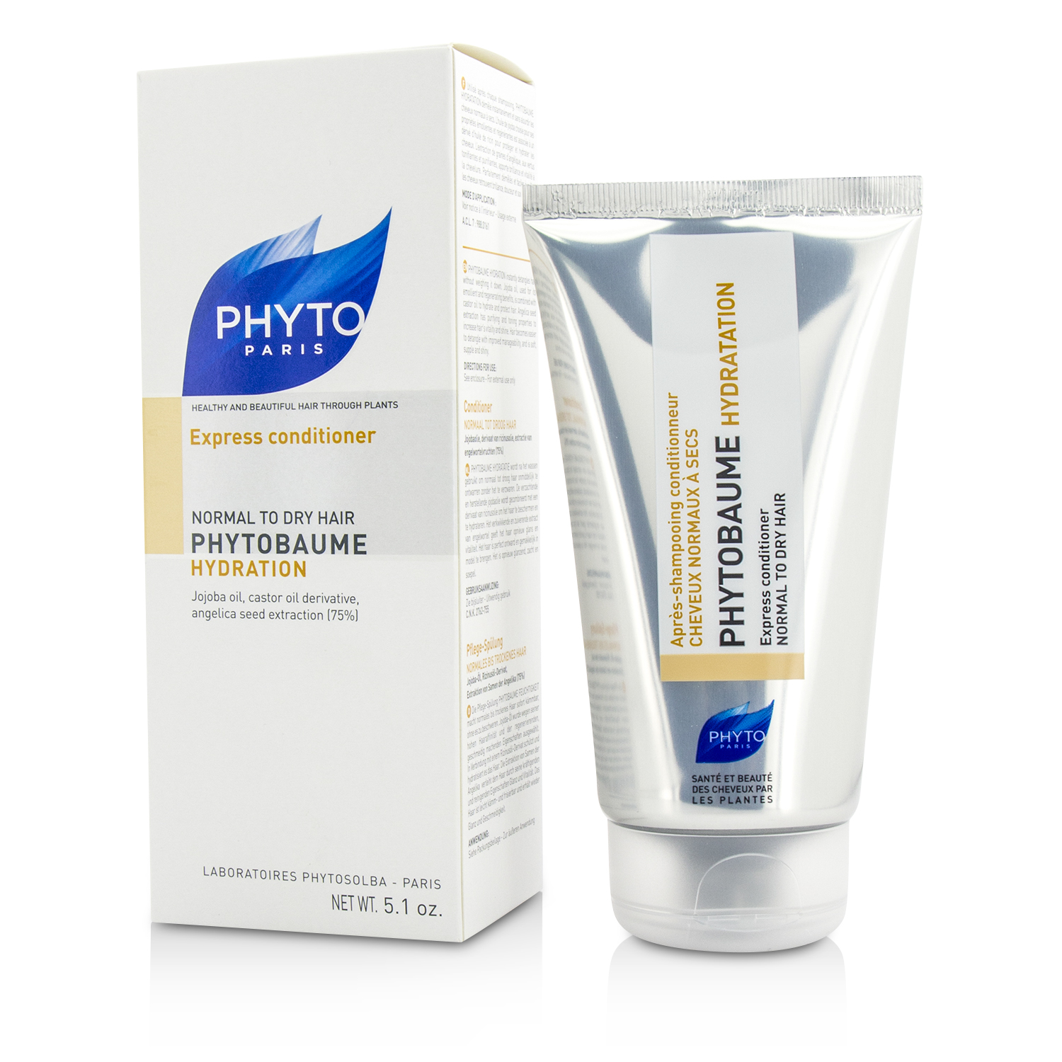 Phyto Phytobaume Hydration Express hajbalzsam (normál és száraz hajra) 150ml/5.1oz