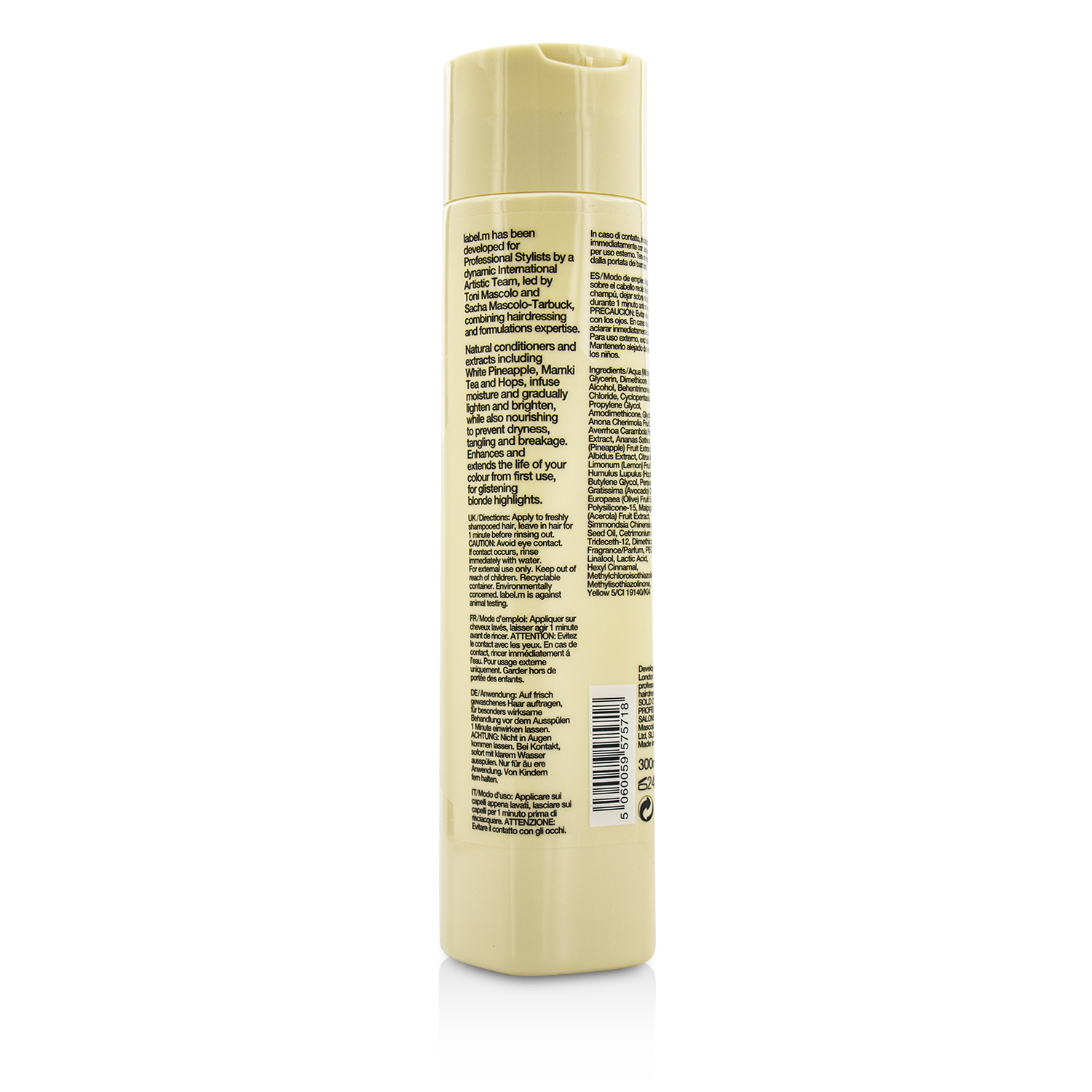 Label.M Brightening Blonde Acondicionador (Humecta y Nutre ParaTonos Rubios Brillantes) 300ml/10oz