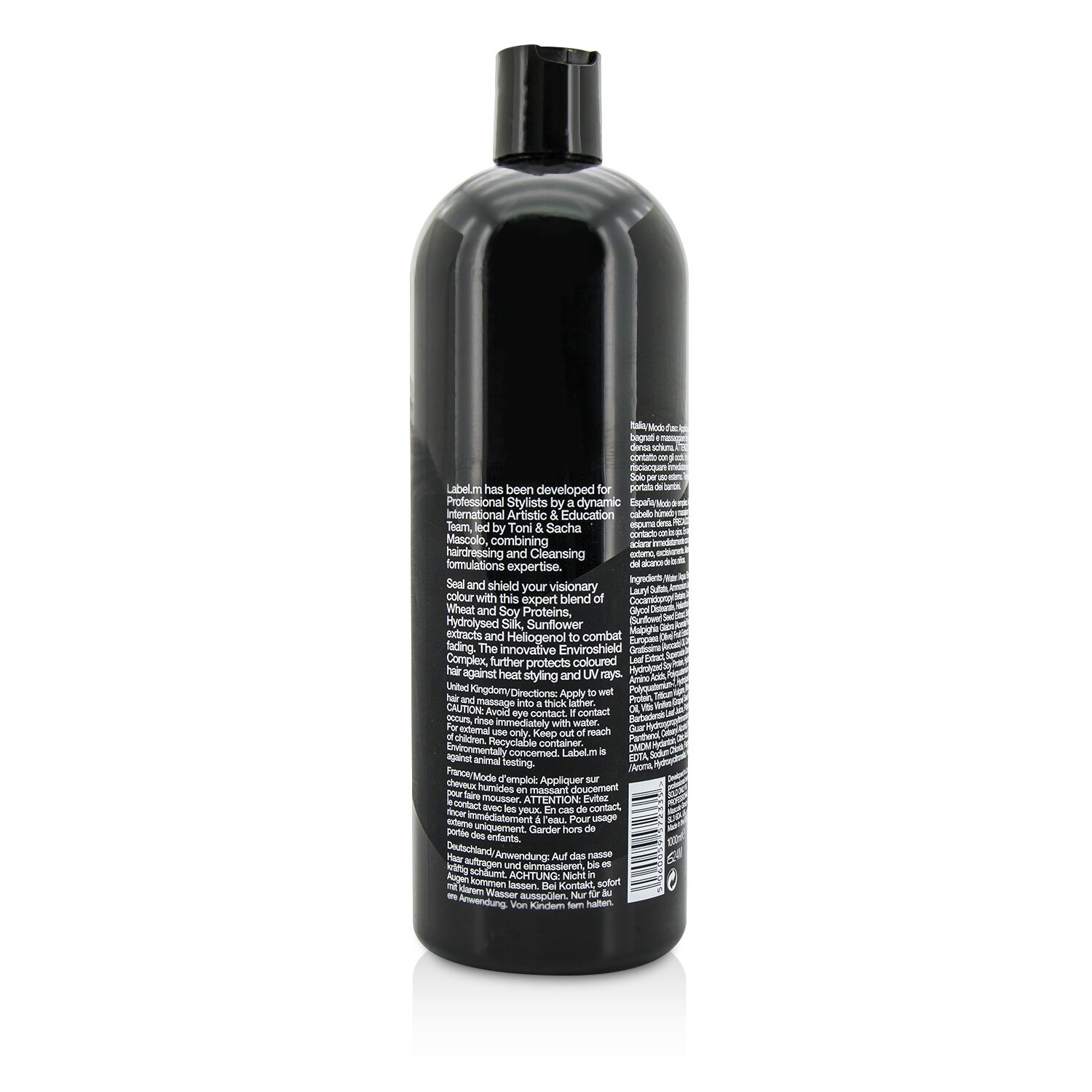 Label.M Rəng Saxlayıcı Şampun (Saçın Rənginin Solmasının Qarşısını Alır, UB Qoruyur) 1000ml/33.8oz