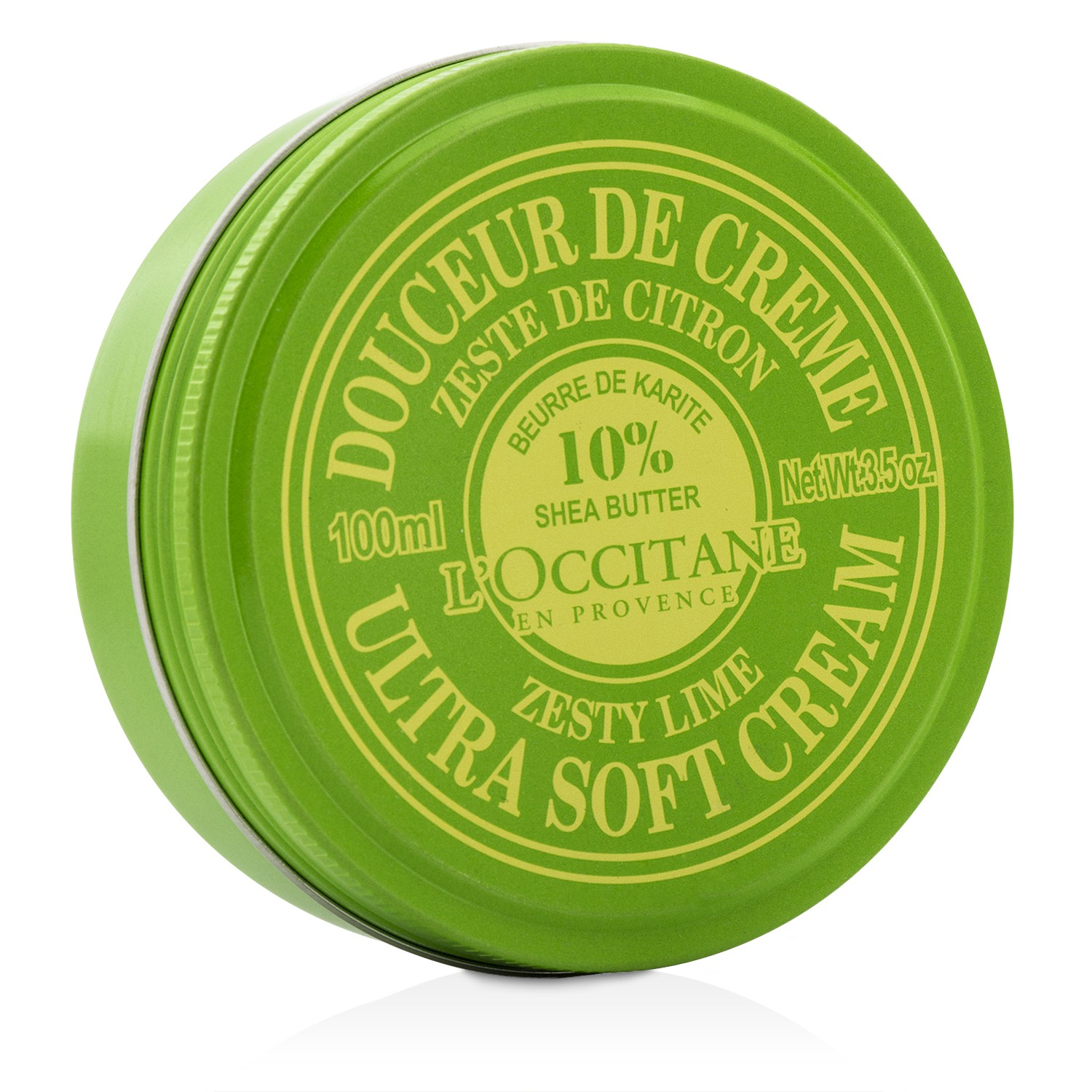 L'Occitane Shea Butter 10% Ultra Soft Cream - Zesty Lime 100ml/3.5oz