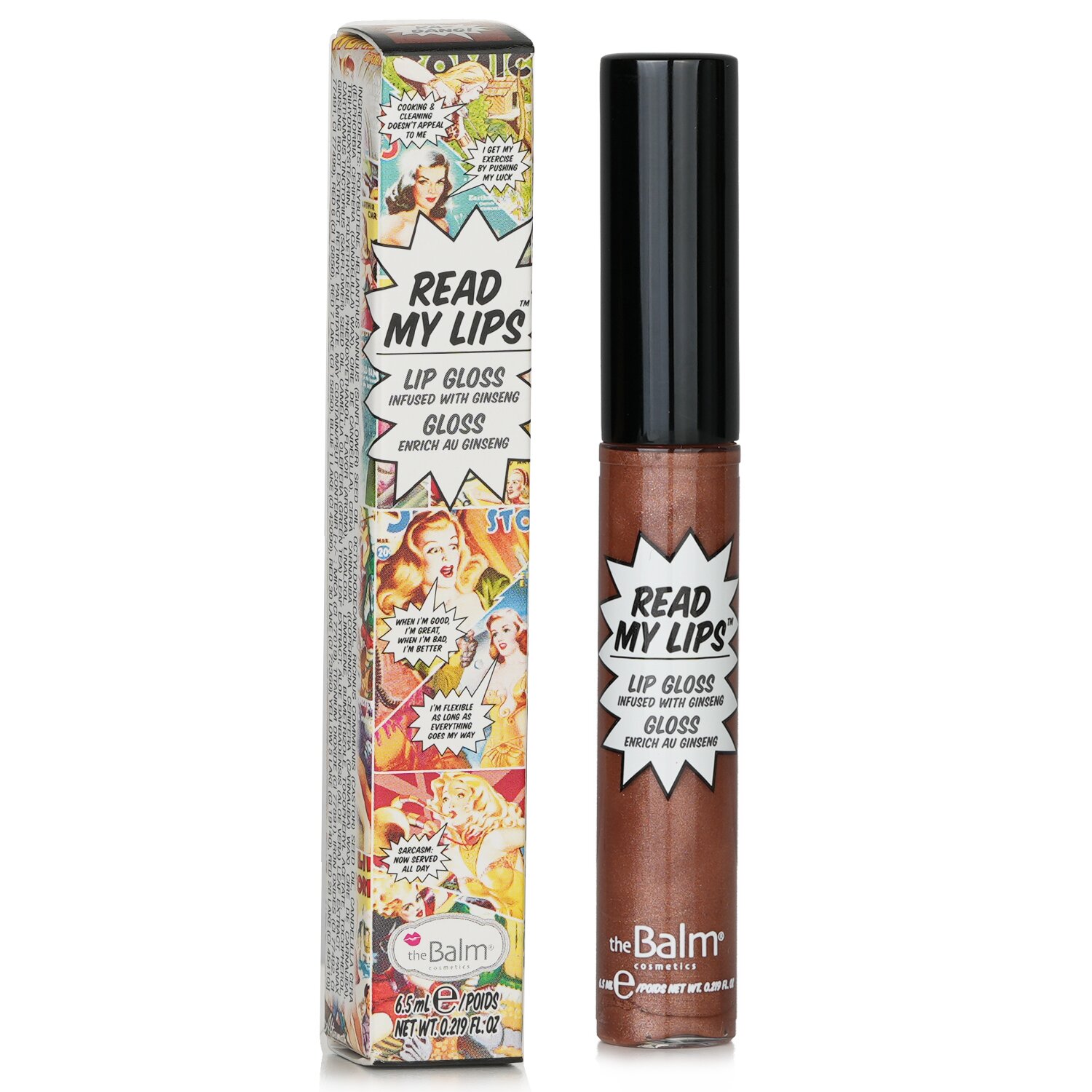 TheBalm Read My Lips (lipgloss fylt med ginseng) 6.5ml/0.219oz