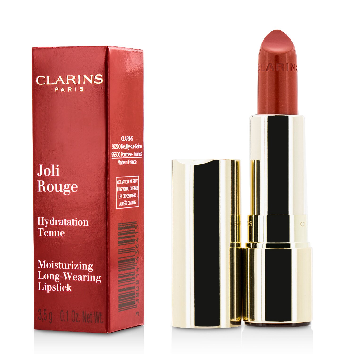 Clarins Joli Rouge (Pintalabios Hidratante de Larga Duración) 3.5g/0.1oz