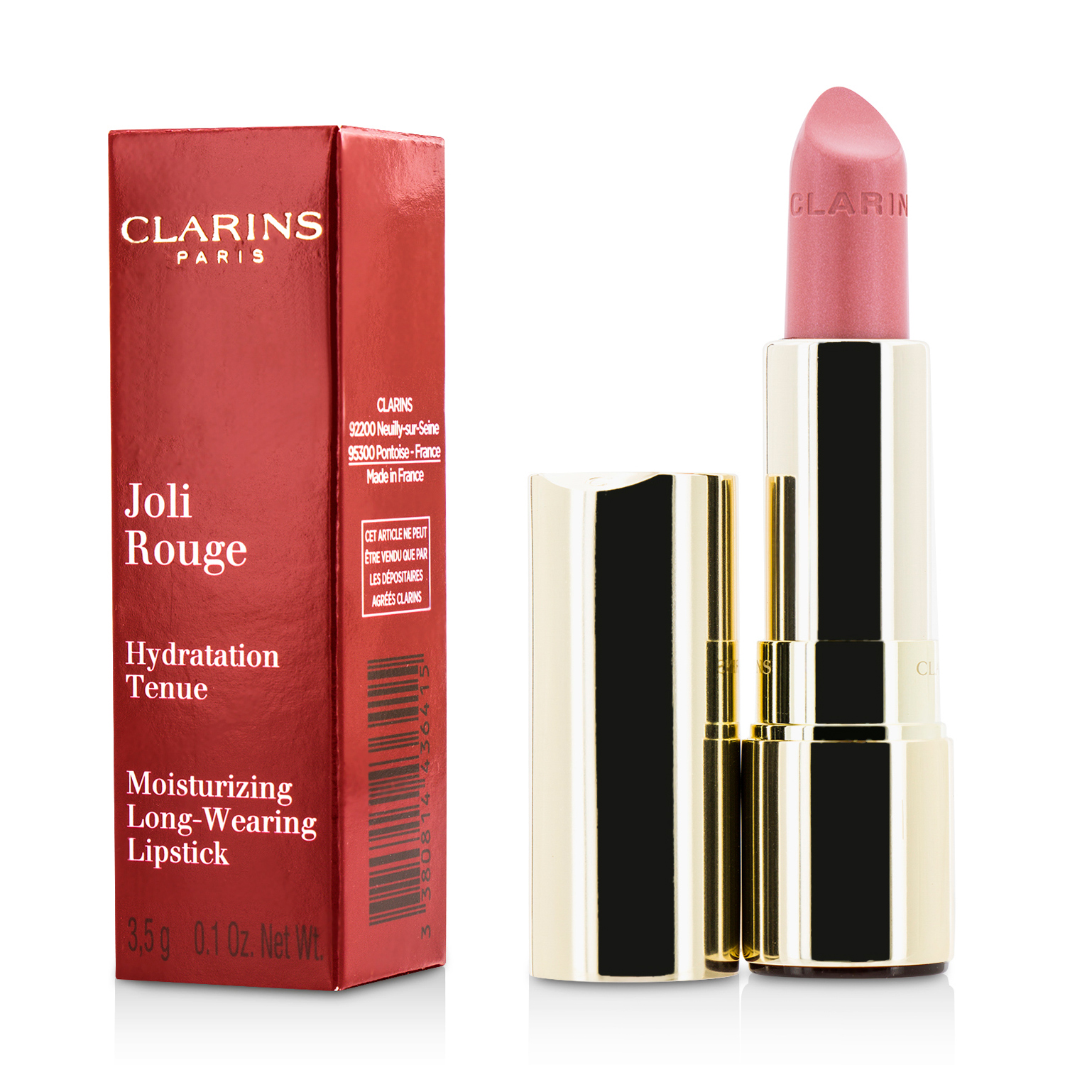 Clarins Joli Rouge (Стойкая Увлажняющая Губная Помада) 3.5g/0.1oz