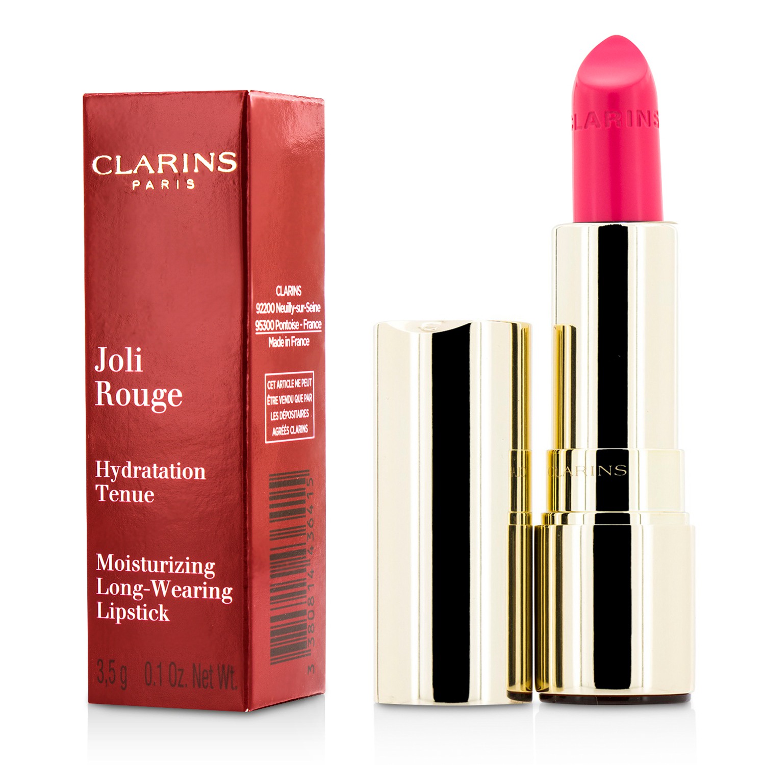 Clarins Joli Rouge (Qalıcı Nəmləndirici Dodaq Boyası) 3.5g/0.1oz