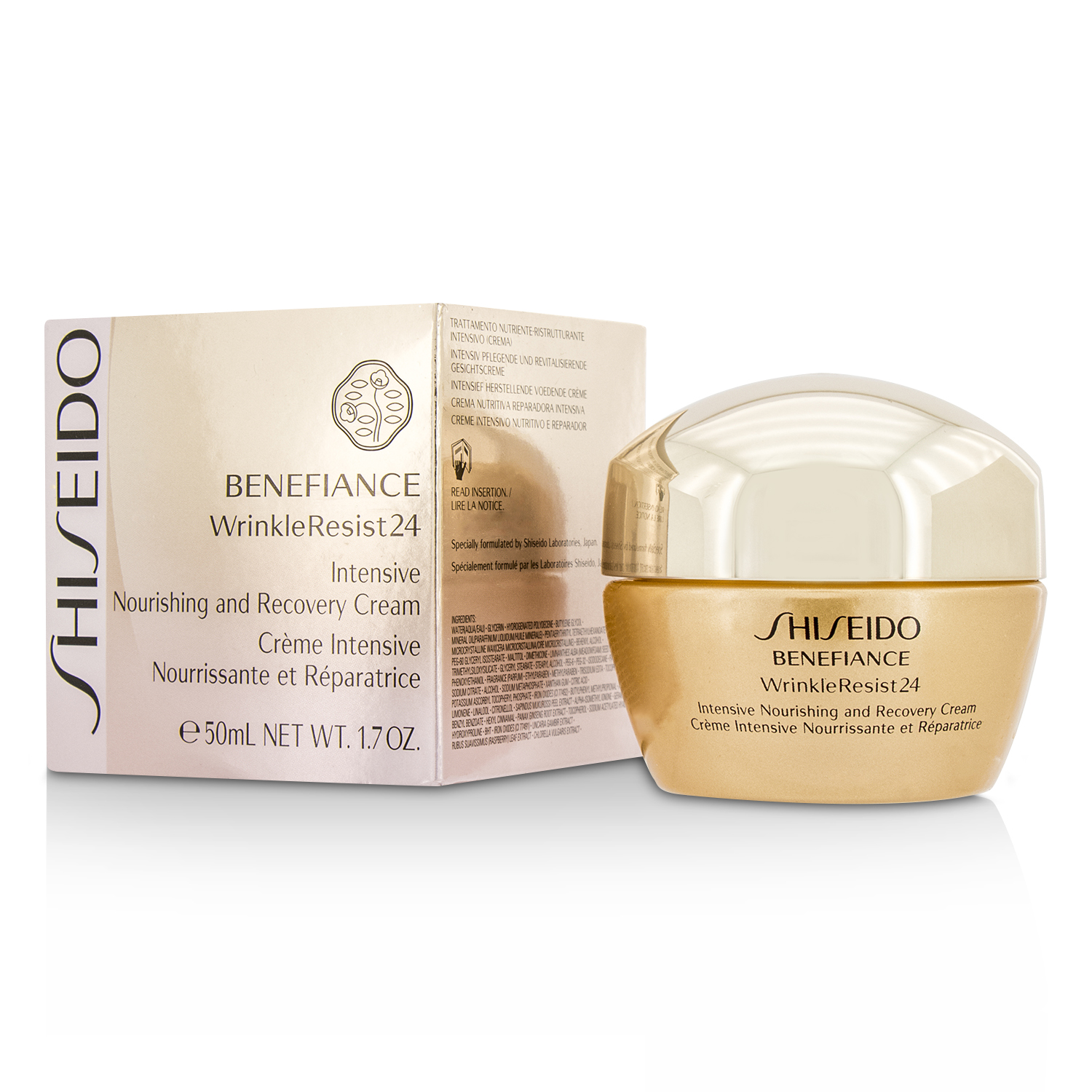 Shiseido Benefiance WrinkleResist24 Intensive Nourishing & Recovery Cream 50ml/1.7oz