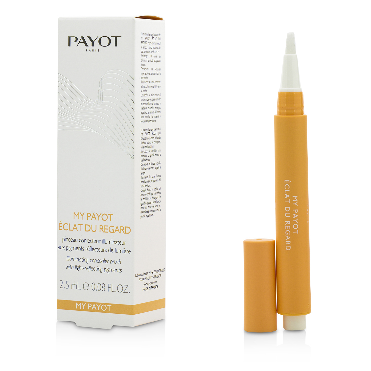 Payot My Payot Eclat Du Regard Illuminating Concealer Brush - For Dull Skin 2.5ml/0.08oz