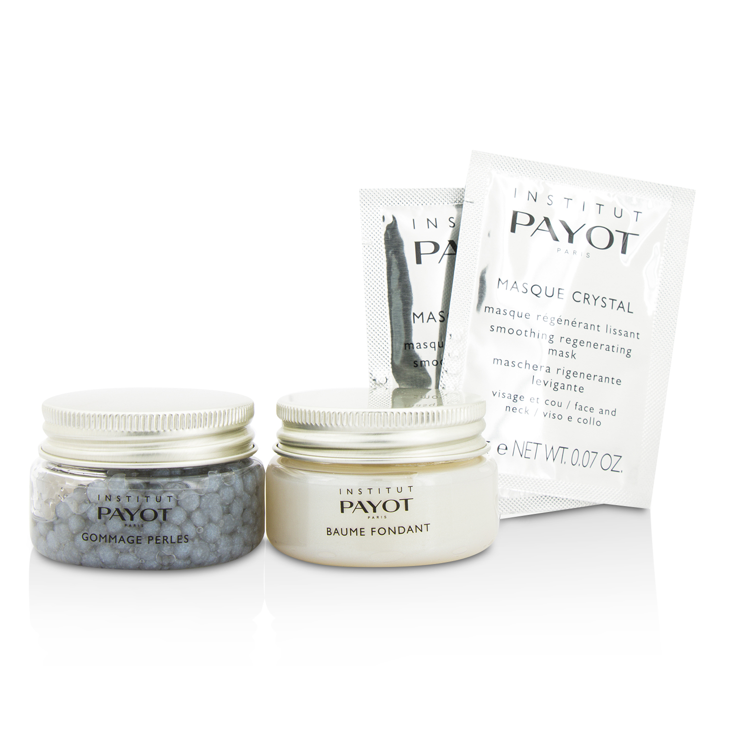 Payot Supreme Experience Set: Gommage Perles 30g/1.05oz + Baume Fondant 30g/1.05oz + Masque Crystal 10applications 12pcs