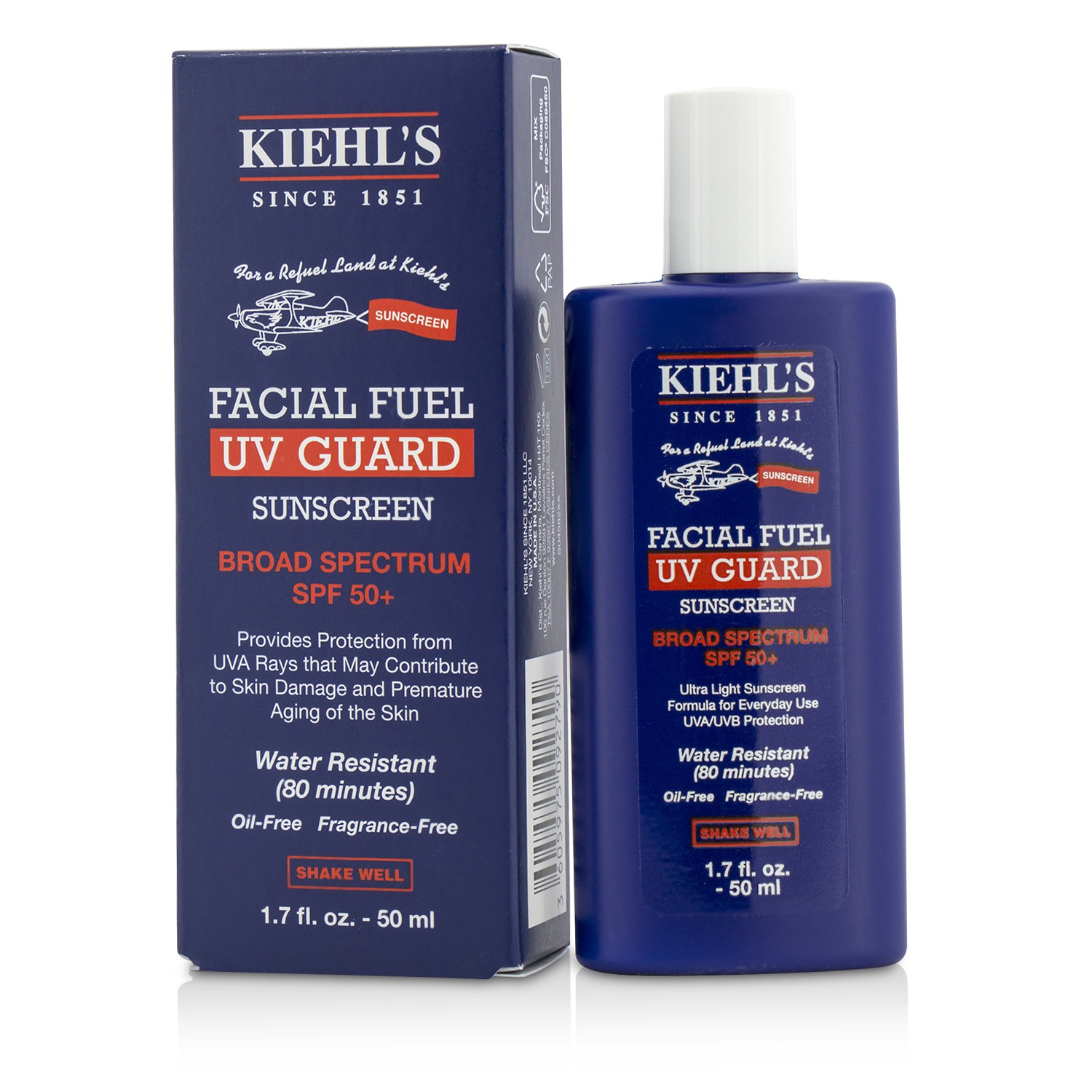 Kiehl's Facial Fuel UV Guard SPF 50+ 50ml/1.7oz