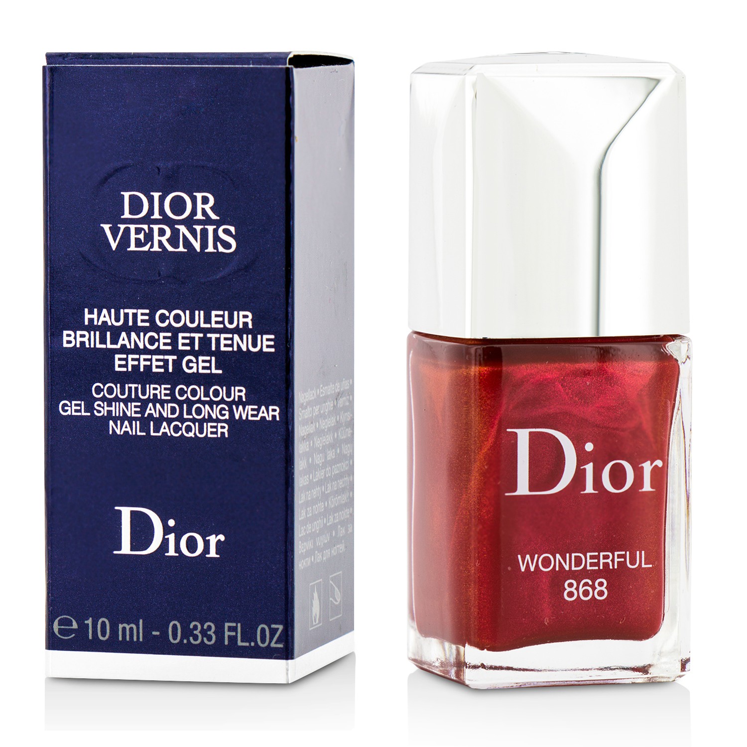 Christian Dior Dior Vernis Couture Coliur Gel Parladıcı və Qalıcı Dırnaq Lakı 10ml/0.33oz