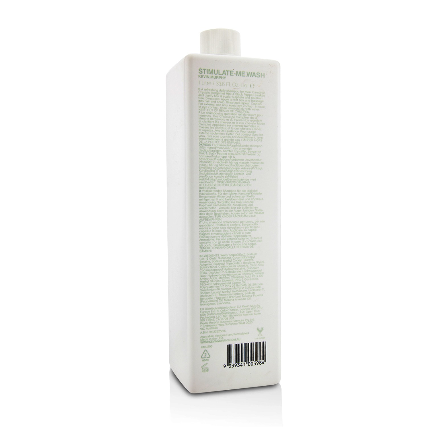 Kevin.Murphy Szampon do włosów Stimulate-Me.Wash (Stimulating and Refreshing Shampoo - For Hair & Scalp) 1000ml/33.6oz