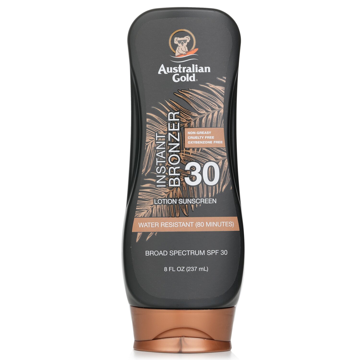 Australian Gold واقي شمسي واسع الطيف SPF 30 مع سمرة فورية 237ml/8oz