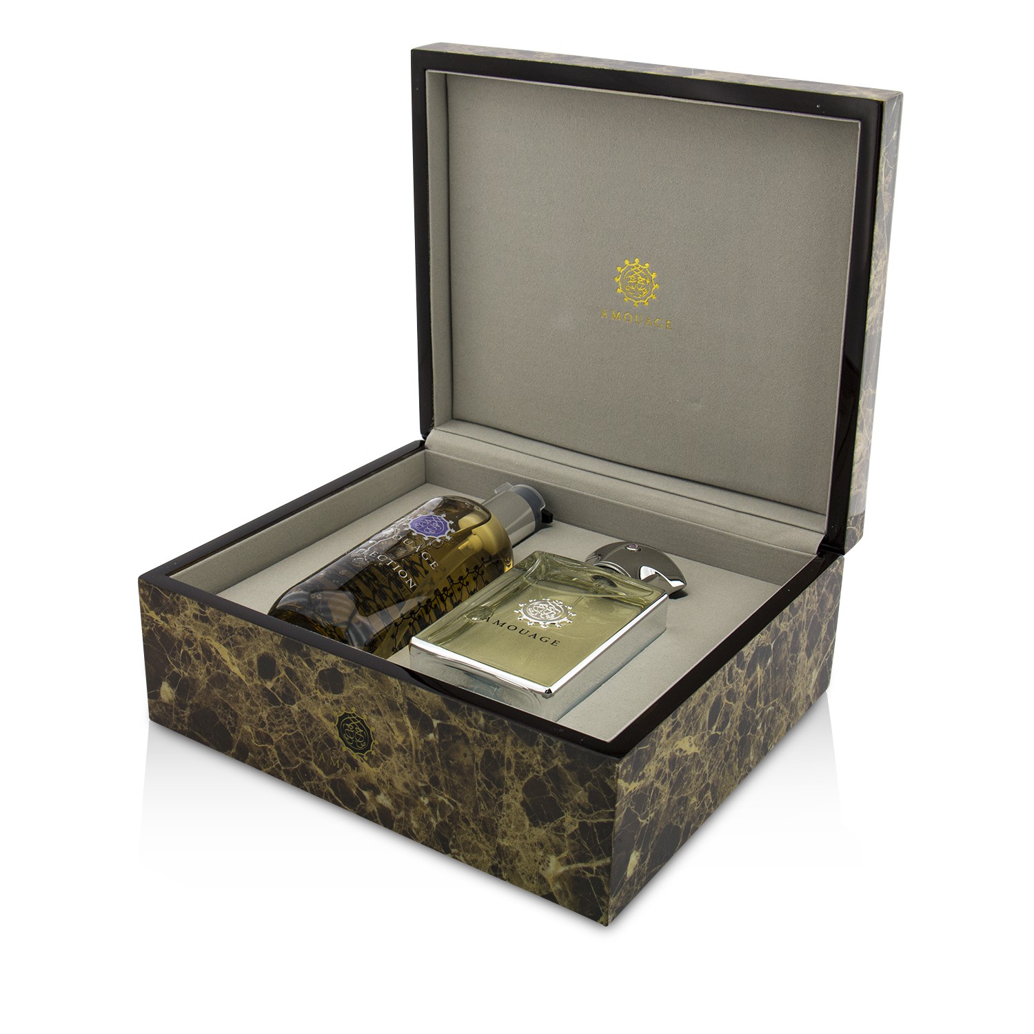 Amouage Reflection Coffret: Eau De Parfum Spray 100ml/3.4oz + Bath & Shower Gel 300ml/10oz 2pcs