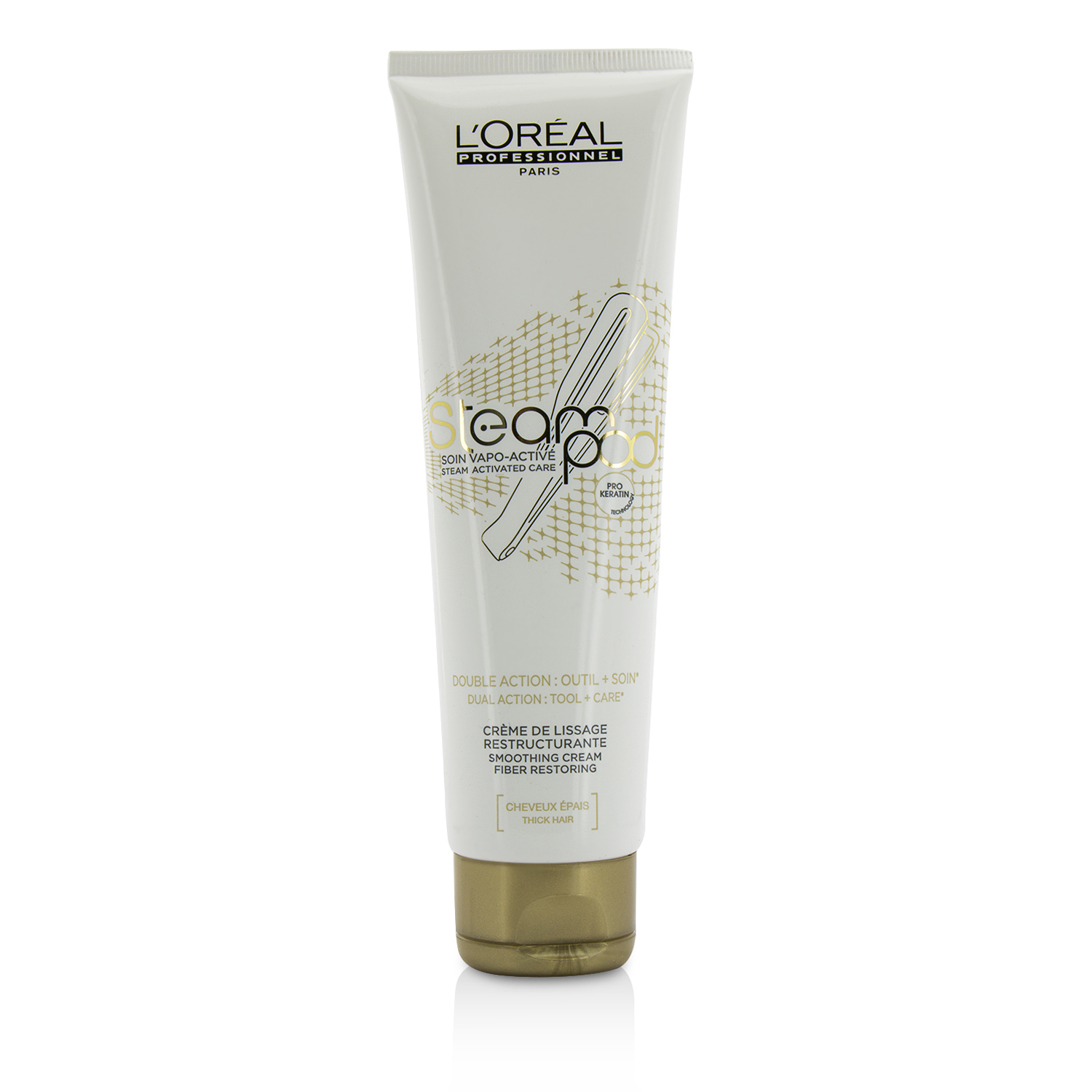 L'Oreal Professionnel Steampod Steam Activated Care Smoothing Cream (For Thick Hair) 150ml/5oz