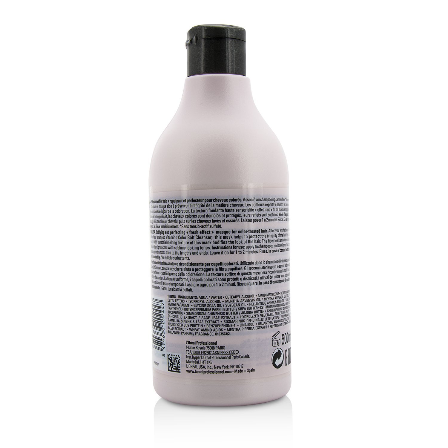 L'Oreal Professionnel Expert Serie - Vitamino Color Fresh Feel Mască Texturizantă + Perfectoare <Efect Proaspăt> - Clătire 500ml/16.9oz