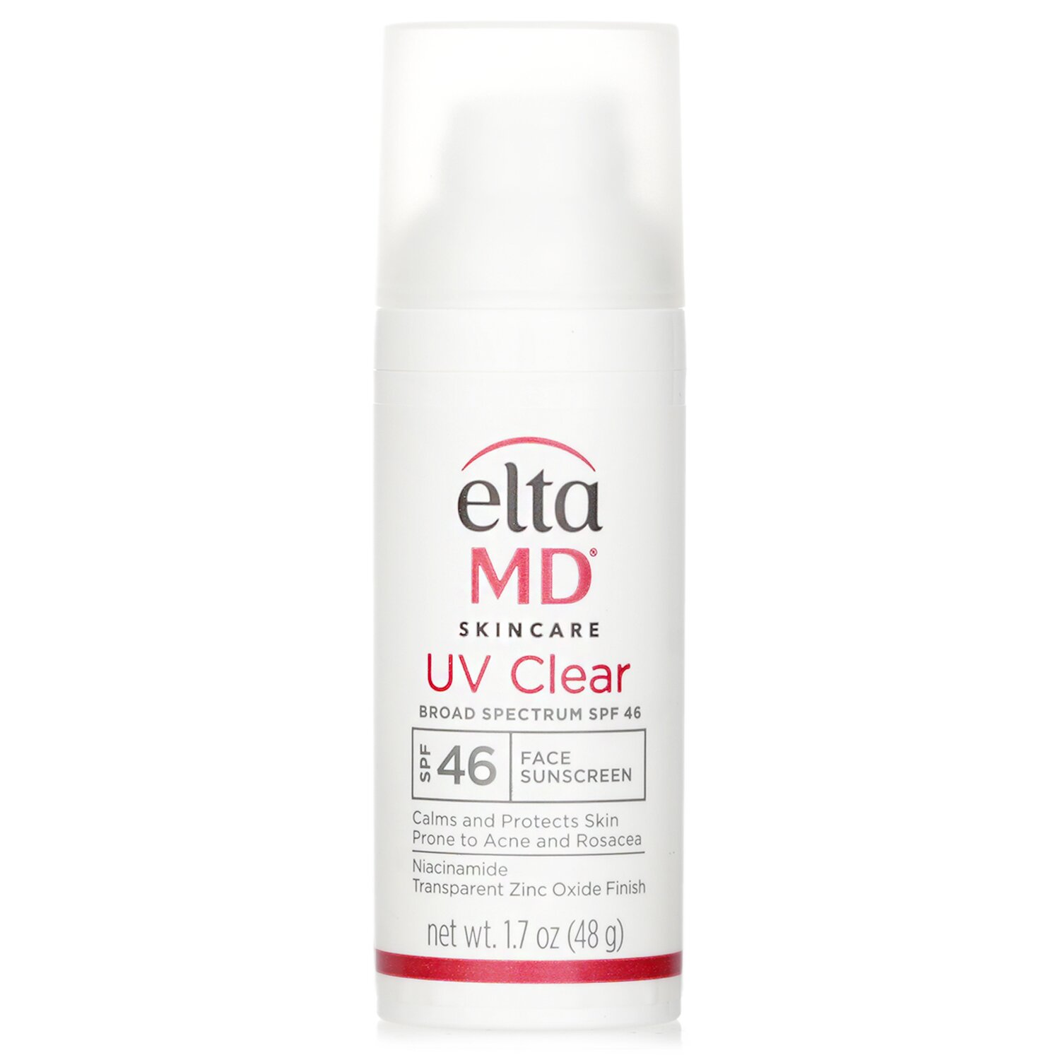 EltaMD UV Clear Facial Sunscreen - For Skin Types Prone To Acne, Rosacea & Hyperpigmentation 48g/1.7oz
