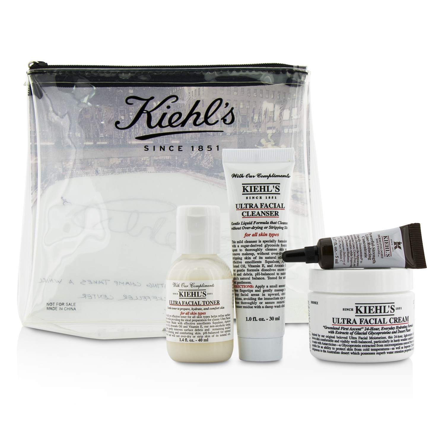 Kiehl's 契爾氏 全效護理套裝 4件+1袋