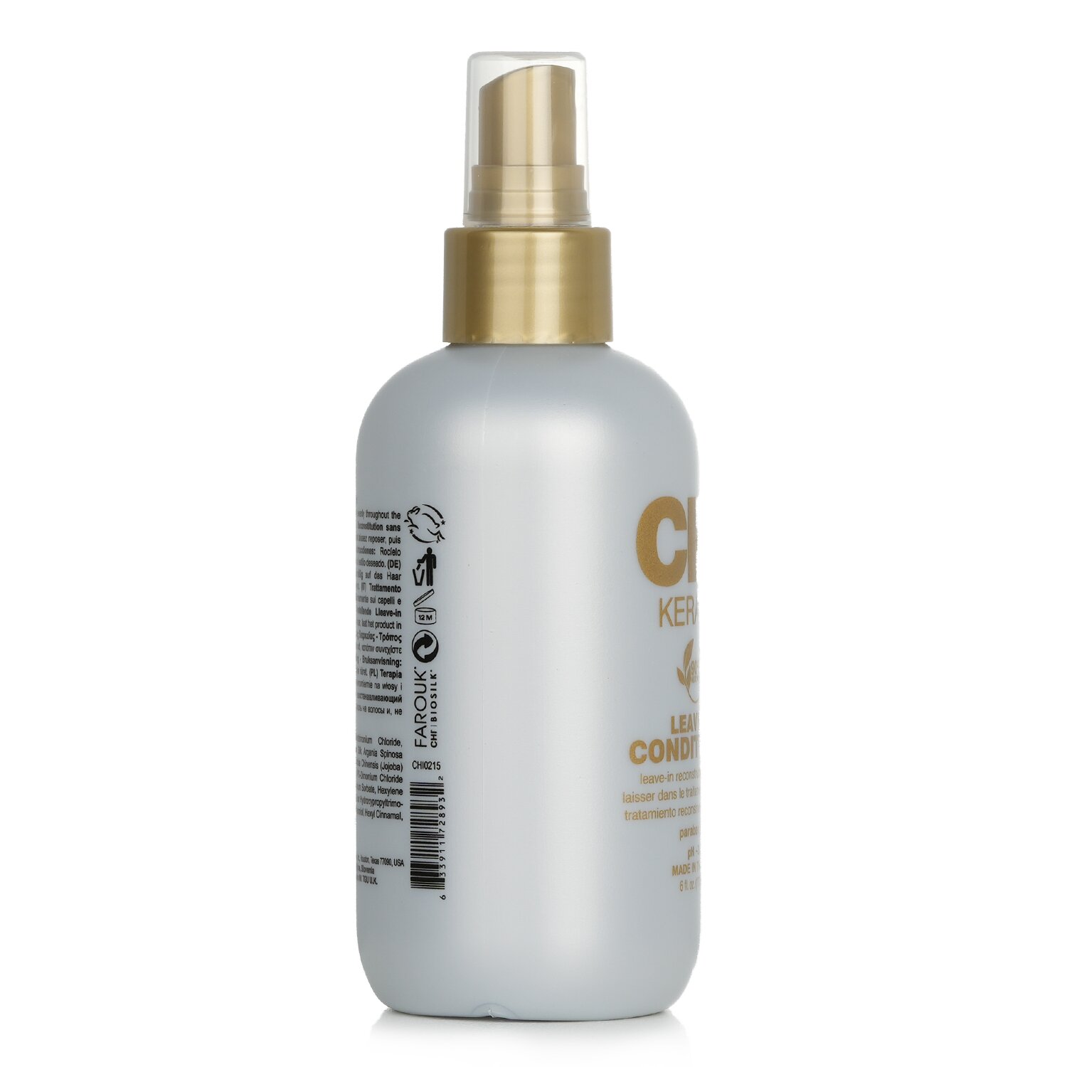 CHI Keratin Leave In Conditioner Leave in Reconstructive Treatment 177ml 6oz Strawberrynet UK