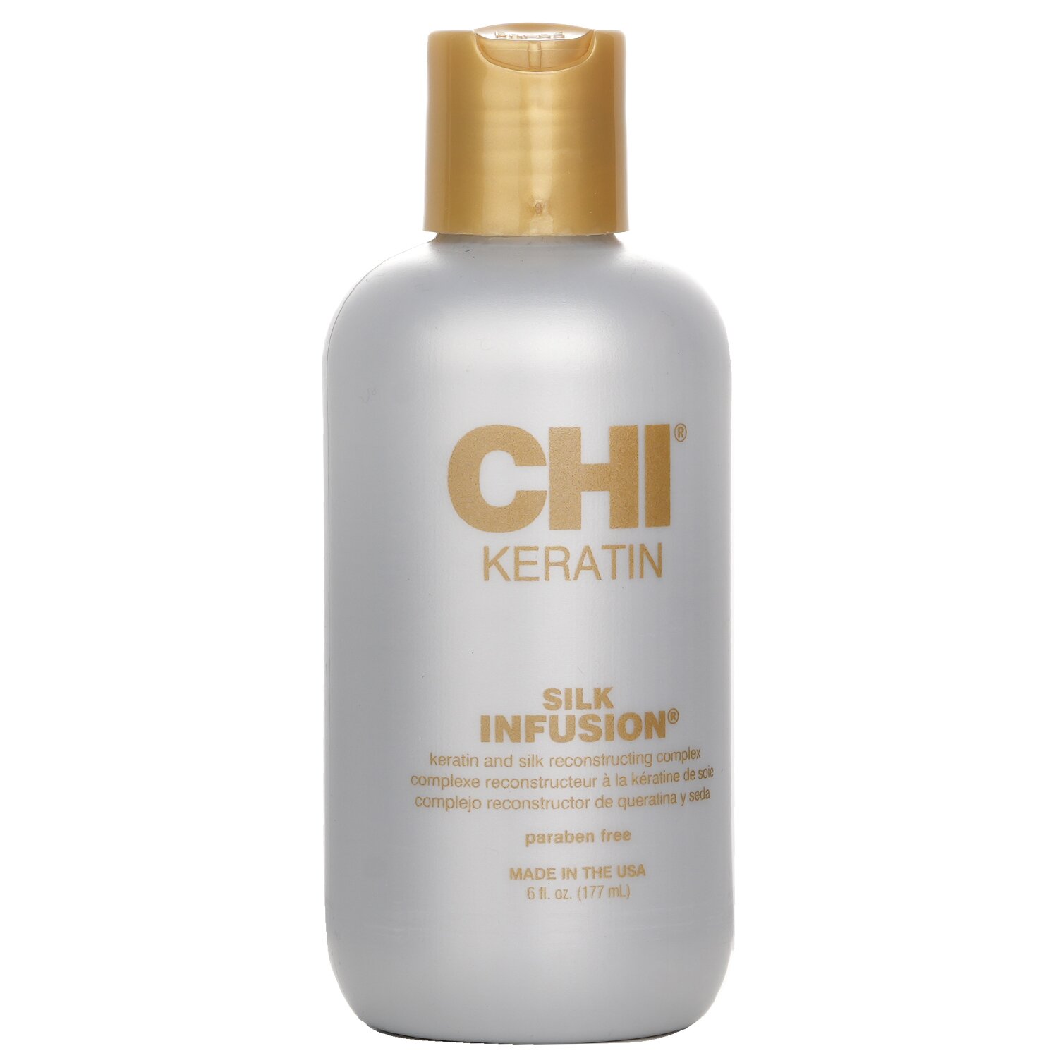 CHI 蠶絲蛋白修復護髮精華 Keratin Silk Infusion Keratin and Silk Reconstruting Complex 177ml/6oz