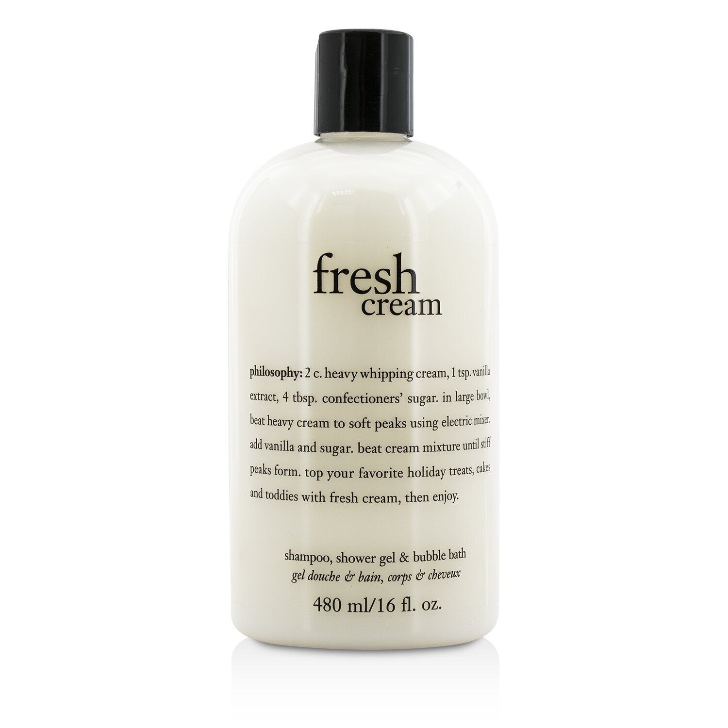 Philosophy Fresh Cream Șampon, Gel de Baie și Duș 480ml/16oz