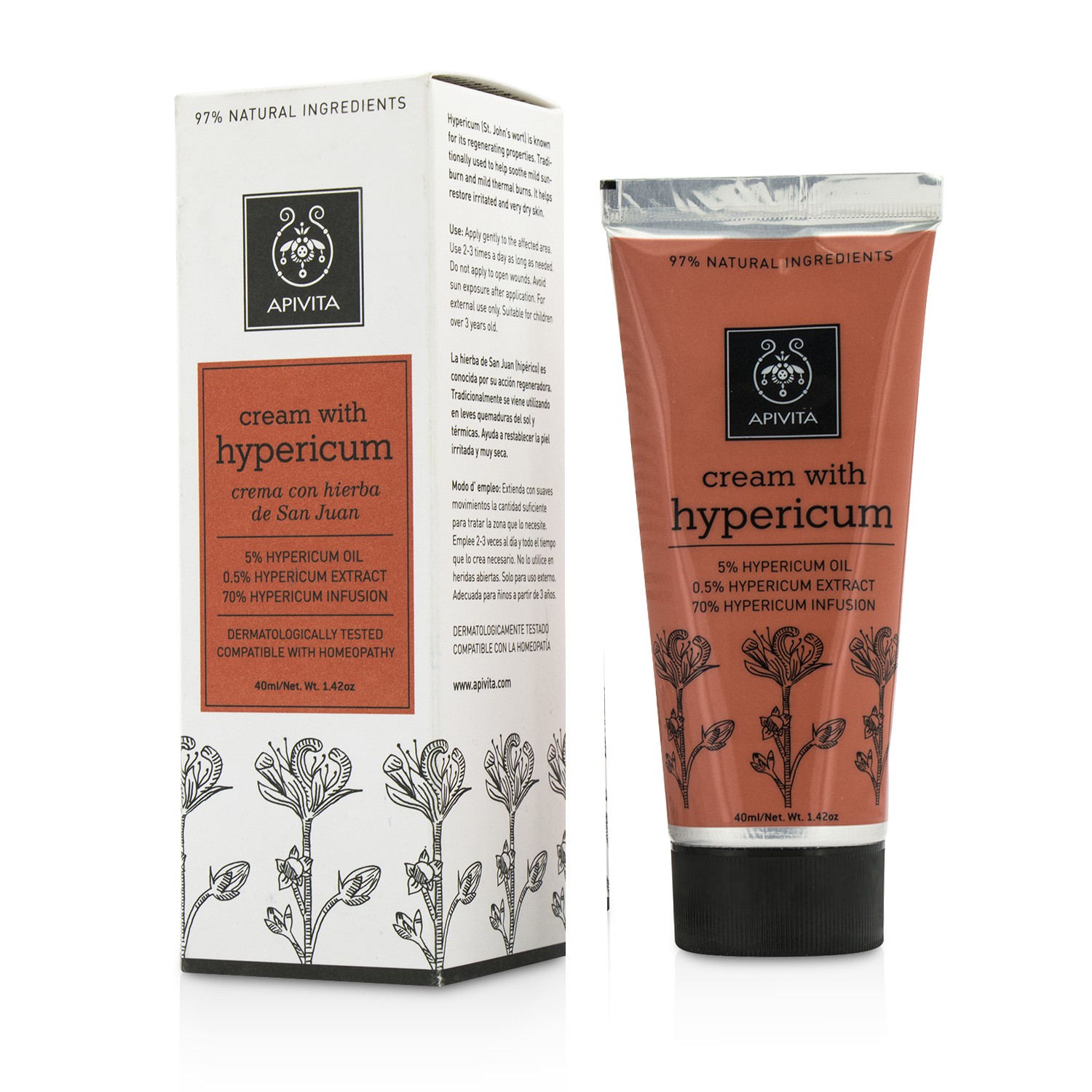 Apivita Cream With Hypericum 40ml/1.42oz