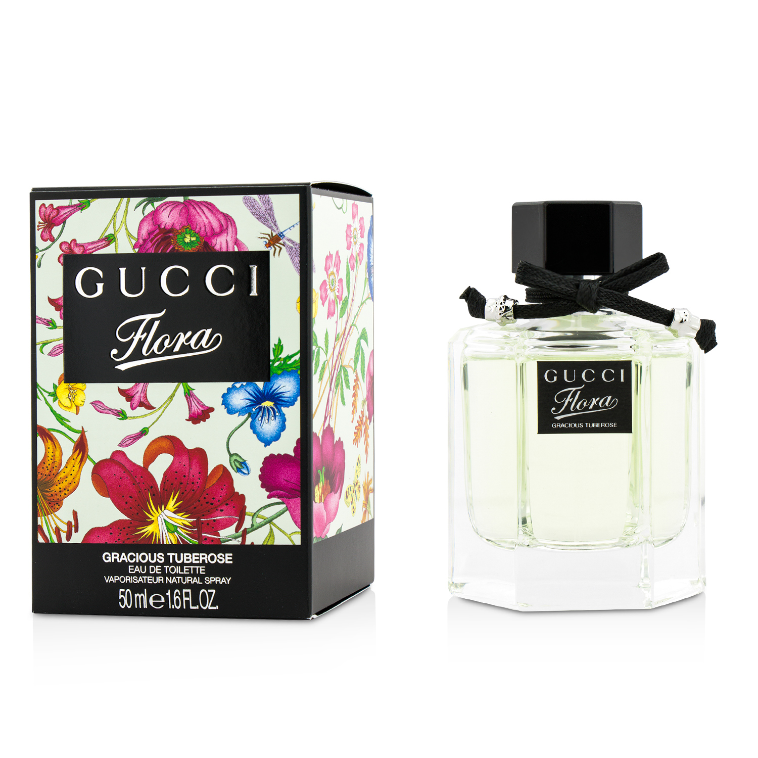 Gucci Flora By Gucci Gracious Tuberose Eau De Toilette Spray (New Packaging) 50ml/1.6oz