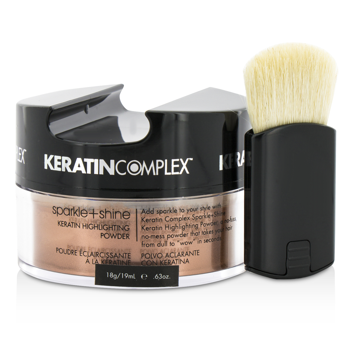 Keratin Complex Fashion Therapy Sparkle + Shine Keratin Пудра Хайлайтер для Волос 19ml/0.63oz