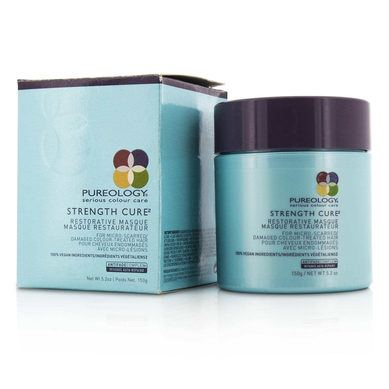 Pureology Strength Cure Restorative Masque (Para Cabello Teñido Dañado Micro Dañado) 150ml/5.2oz