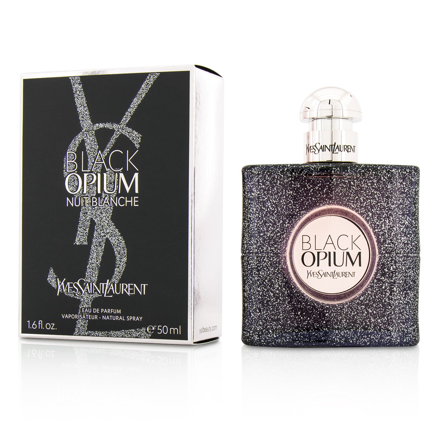 Yves Saint Laurent Black Opium Nuit Blanche Парфюмированная Вода Спрей 50ml/1.6oz