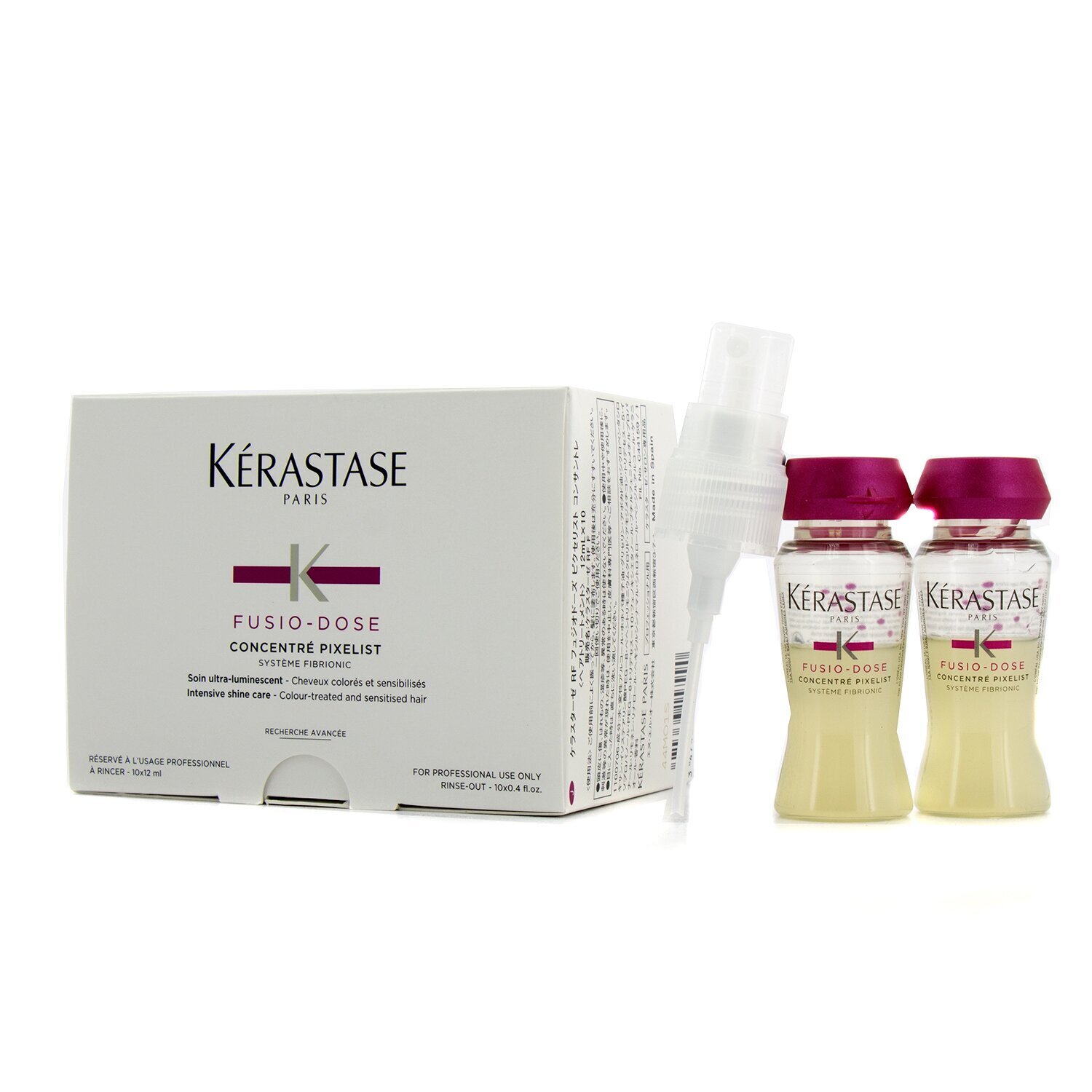 Kerastase Fusio-Dose Concentre Pixelist Intensive Shine Care (Colour-Treated and Sensitised Hair) 10x12ml/0.4oz