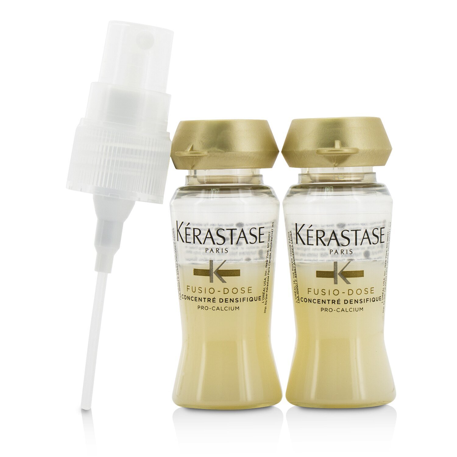 Kerastase مكثف ومكبر للشعر Fusio-Dose Concentre Densifique (للشعر الرقيق والرفيع) 10x12ml/0.4oz