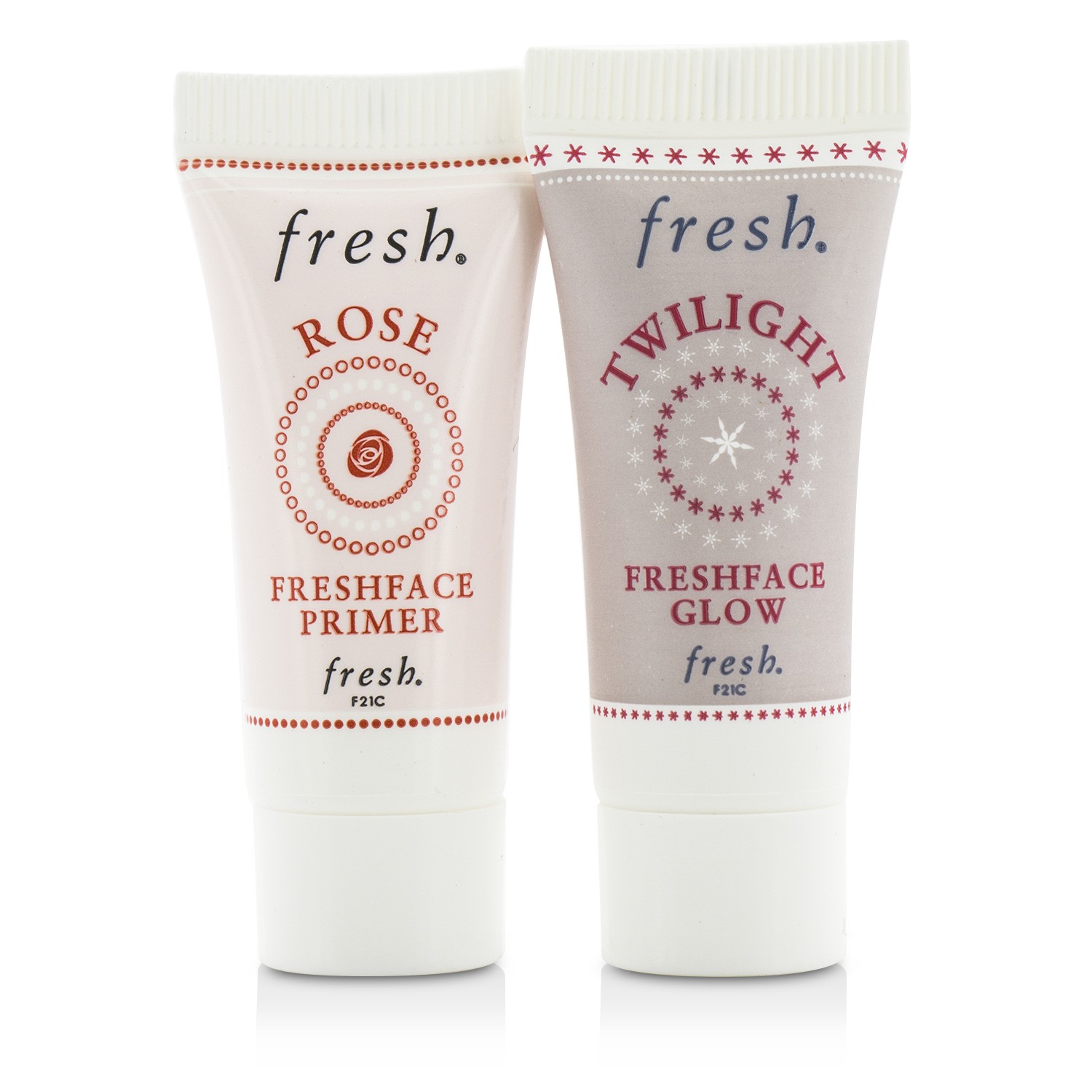 Fresh Prime & Glow: 1x Rose Freshface Primer, 1x Twilight Freshface Glow 2x5ml/0.17oz