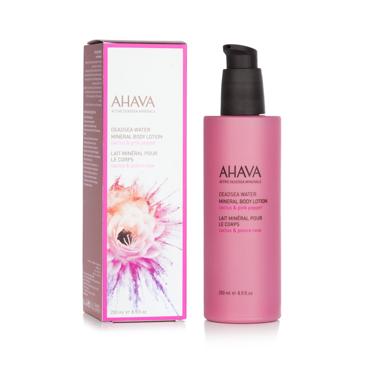 Ahava Deadsea Water Mineral Body Lotion קרם גוף מינרלי - Cactus & Pink Pepper 250ml/8.5oz