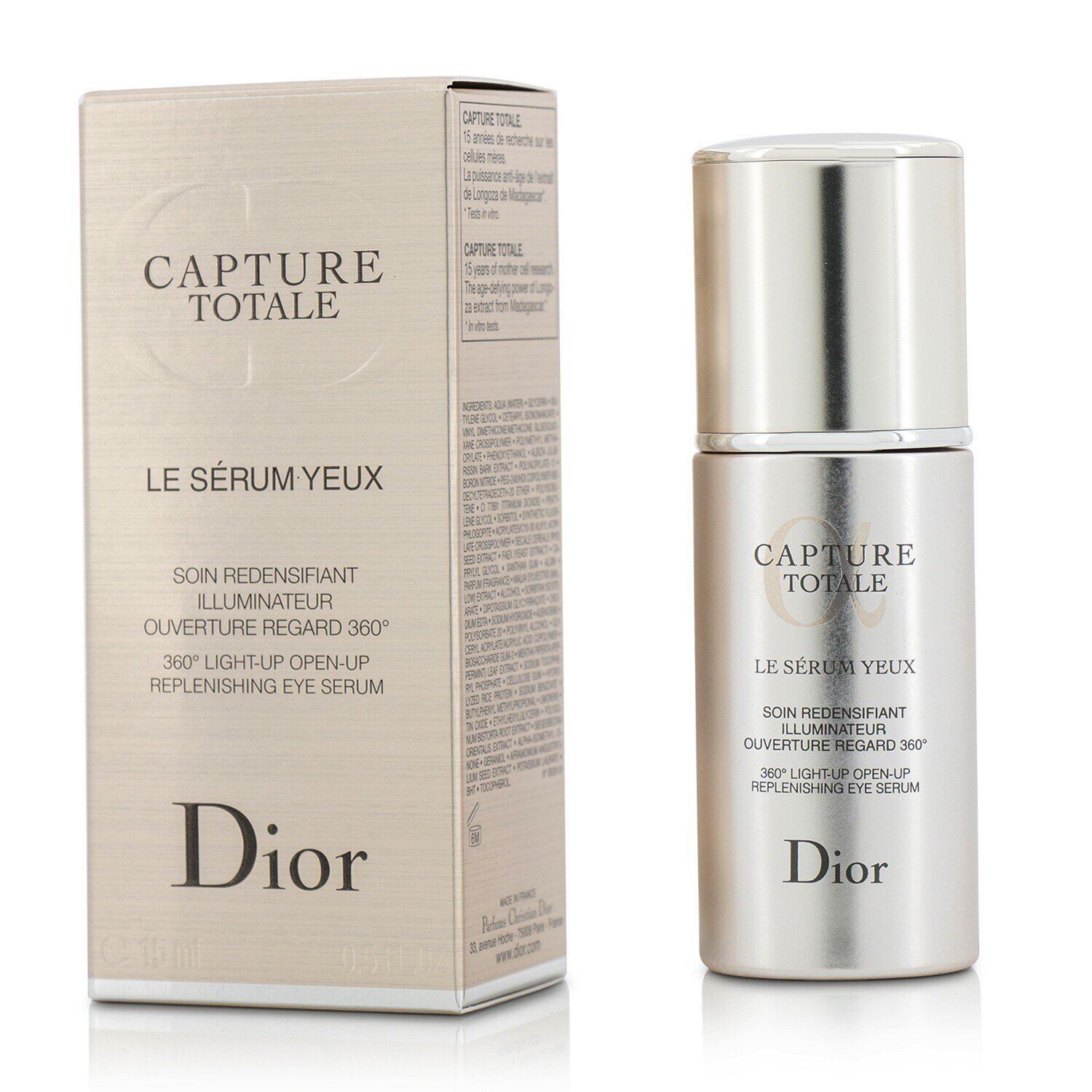 Christian Dior سيرم لتلبية حاجة بشرة العيون Capture Totale 360 Light-Up Open-Up 15ml/0.5oz