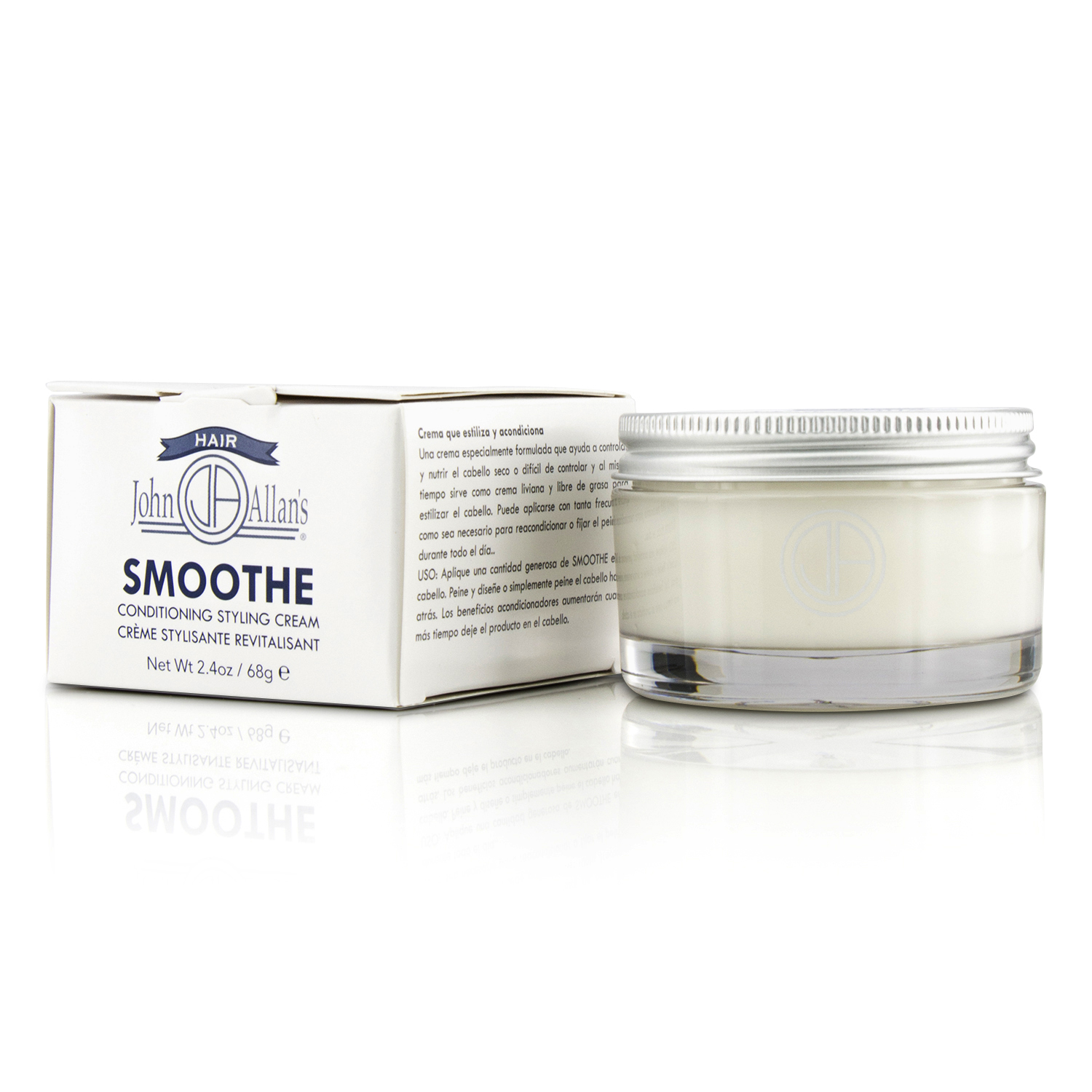 John Allan's Smoothe Conditioning Styling Cream 68g/2.4oz