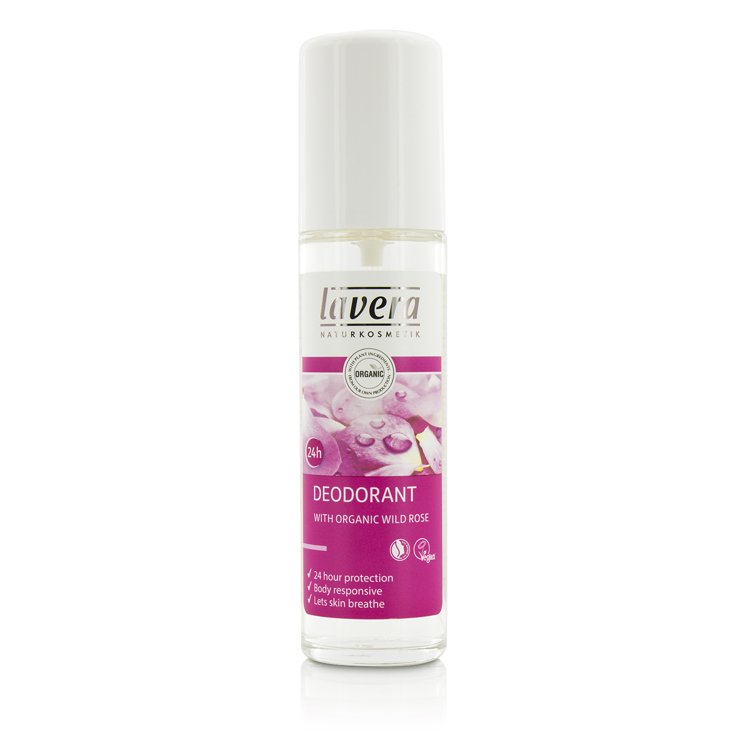 Lavera 萊唯德 有機野玫瑰抗敏24小時體香噴霧24h Organic Wild Rose Deodorant Spray 75ml/2.5oz