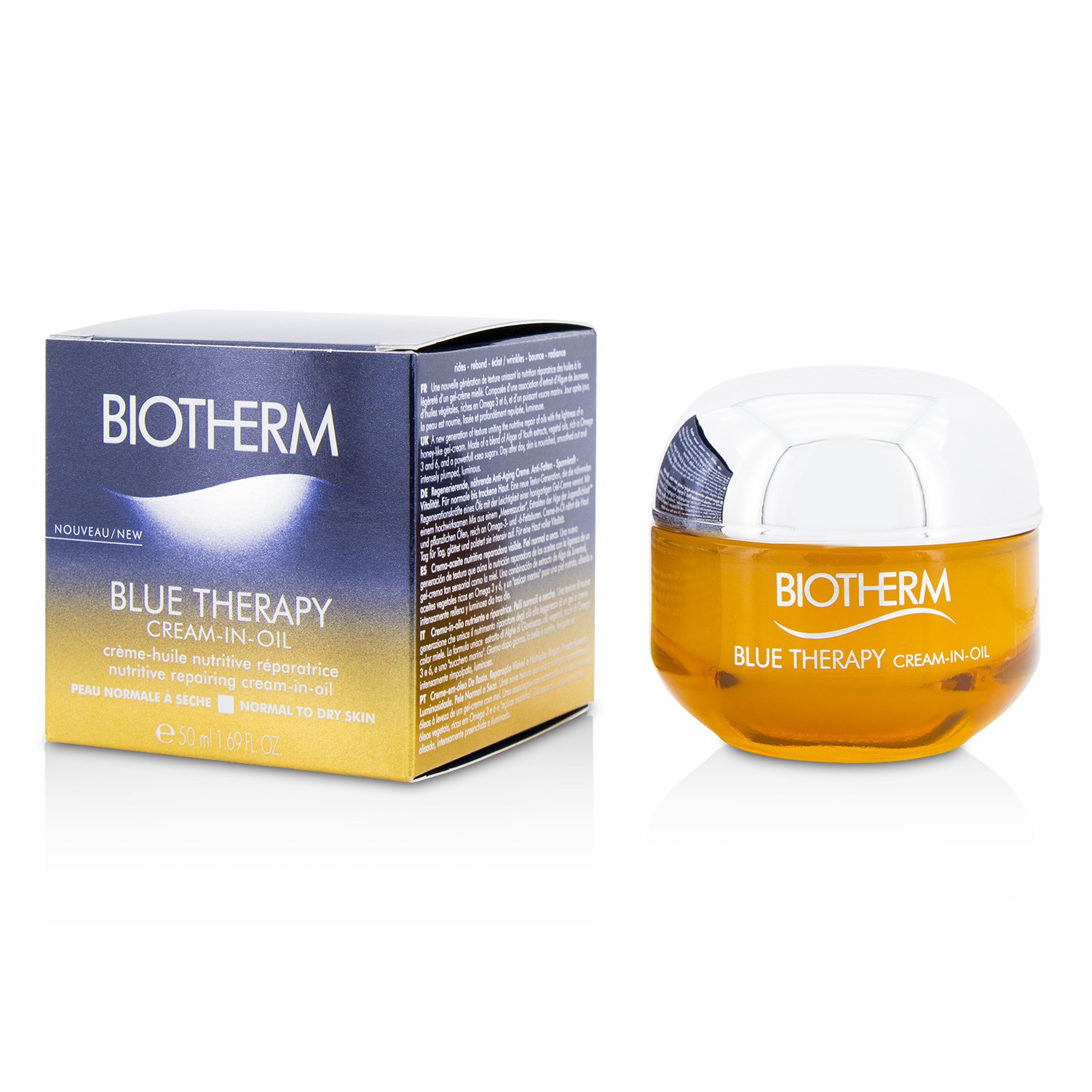 Biotherm Blue Therapy Cream-In-Oil קרם בשמם לעור רגיל עד יבש 50ml/1.69oz