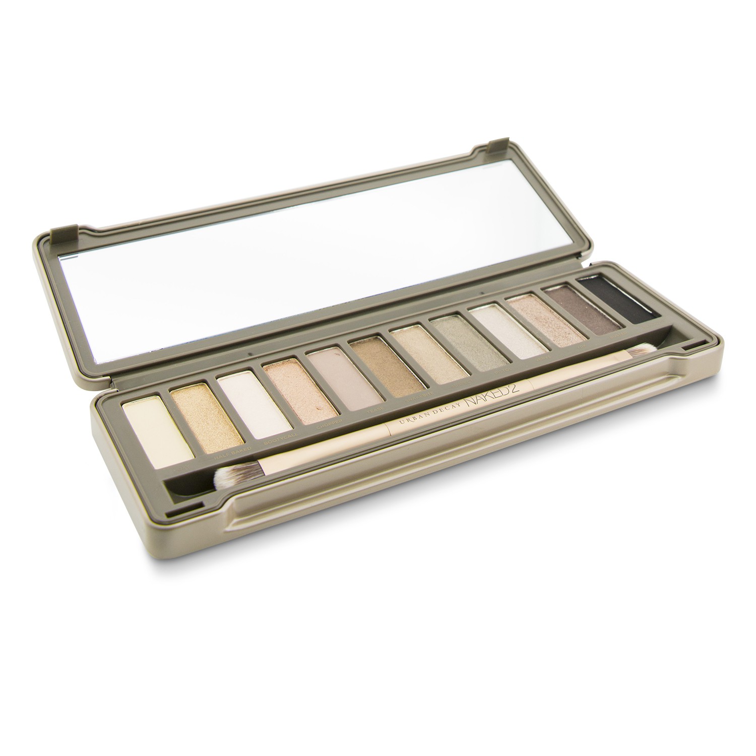 Urban Decay Naked 2 Eyeshadow Palette: 12x Eyeshadow, 1x Doubled Ended Shadow Blending Brush Picture Color