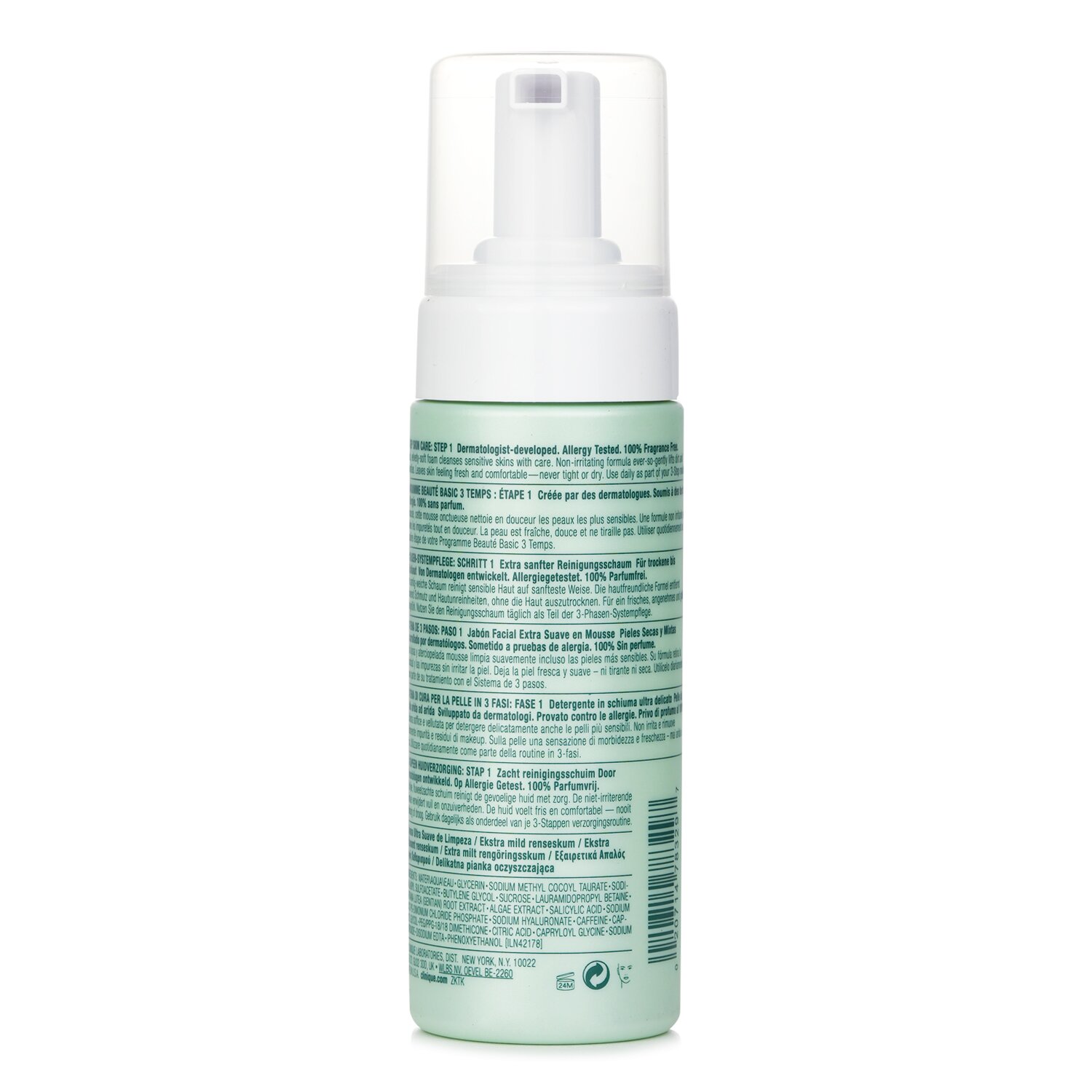 Clinique Pianka do mycia twarzy Extra Gentle Cleansing Foam - Very Dry To Dry Combination 125ml/4.2oz