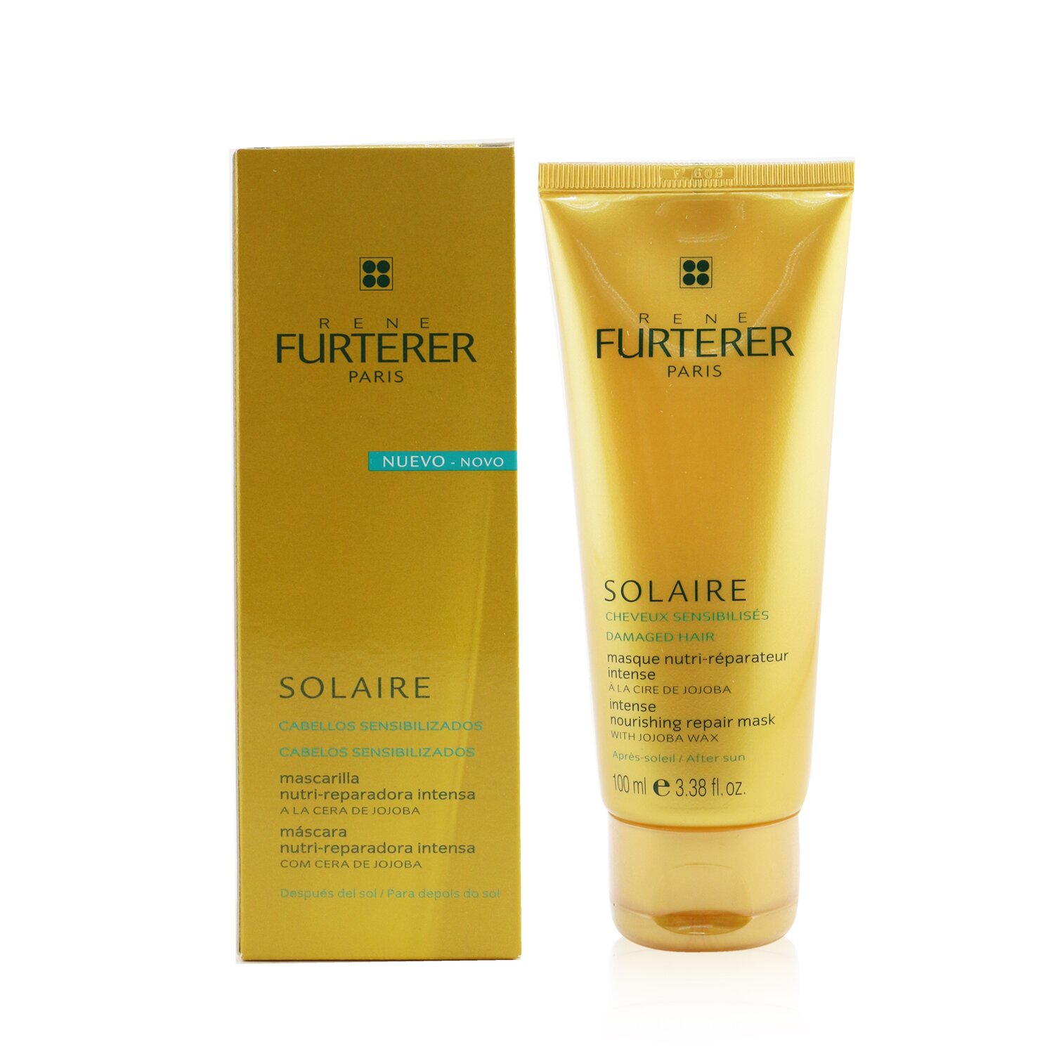 Rene Furterer 馥綠德雅 (萊法耶)(荷那法蕊) Solaire荷荷巴蠟護髮膜(受損髮質) Solaire Intense Nourishing Repair Mask with Jojoba Wax 100ml/3.38oz