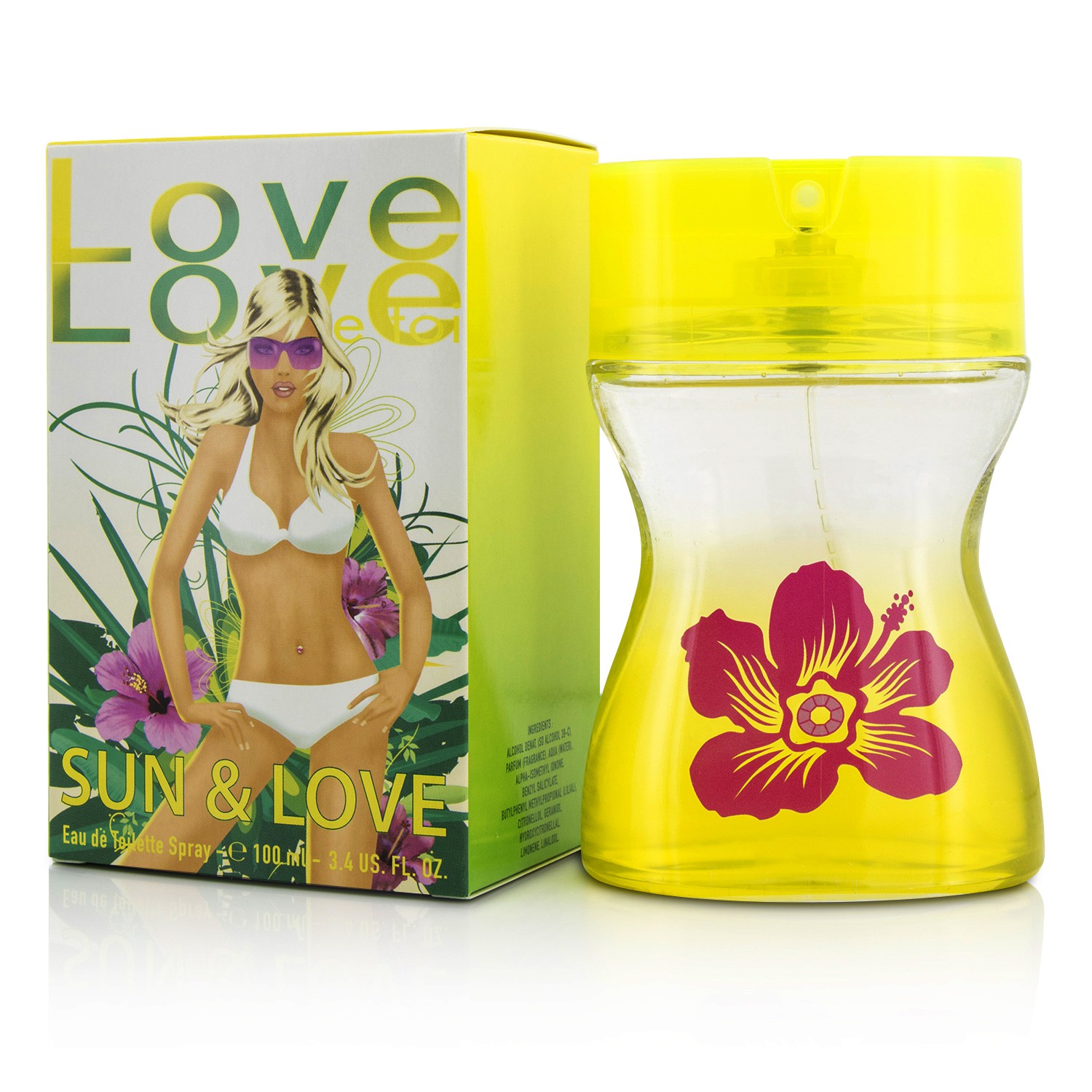 Parfums Love Love Sun & Love Eau De Toilette Spray 100ml/3.4oz