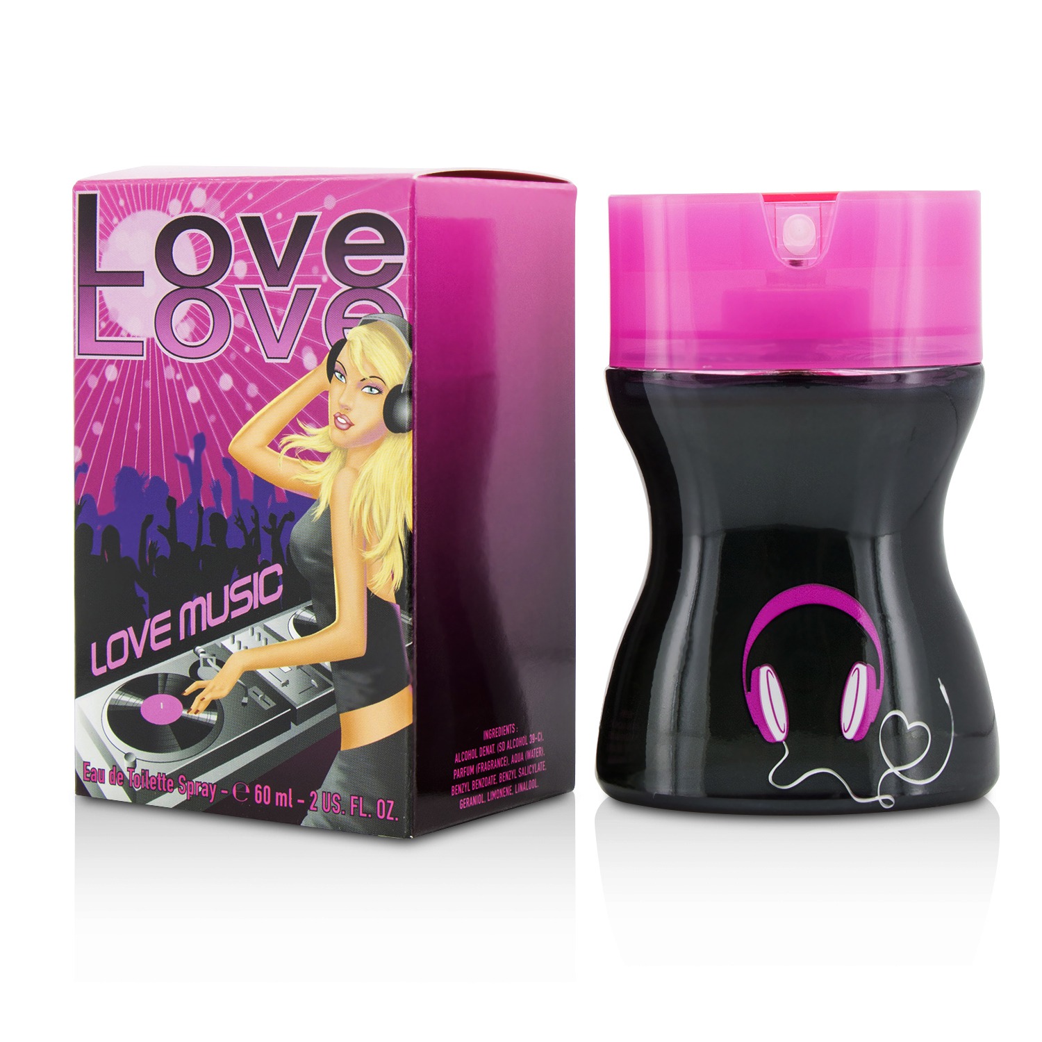 Parfums Love Love Love Music Eau De Toilette Spray 60ml/2oz