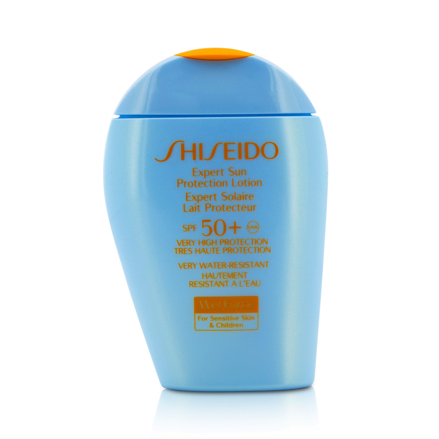 Shiseido Expert Sun Protection Lotion WetForce For Sensitive Skin & Children SPF 50+ UVA 100ml/3.3oz