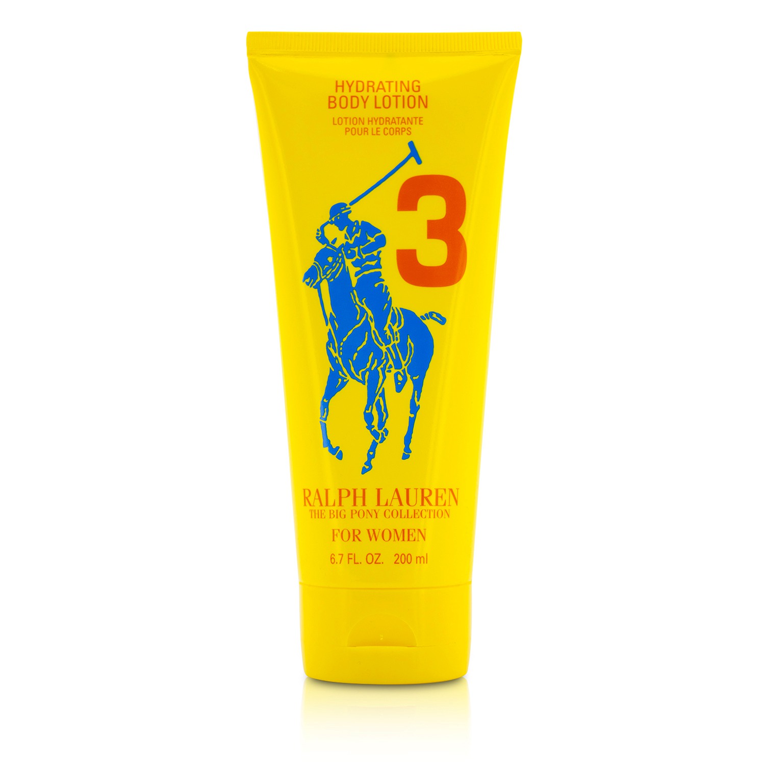 Ralph Lauren Big Pony Collection For Women #3 Yellow Hydrating Body Lotion (Unboxed) 200ml/6.7oz